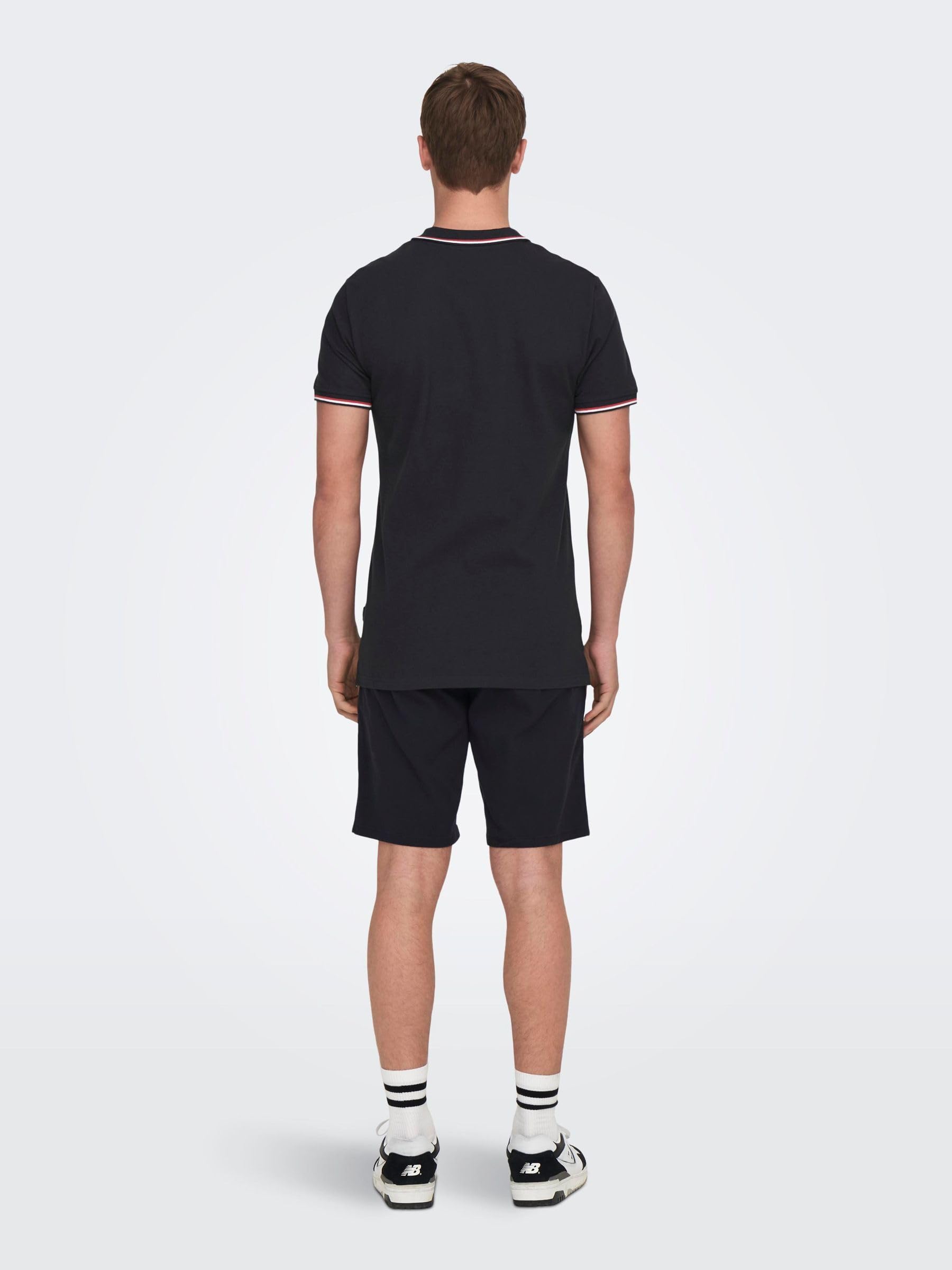 ONLY & SONS Fletcher Polo uomo righe blu navy M