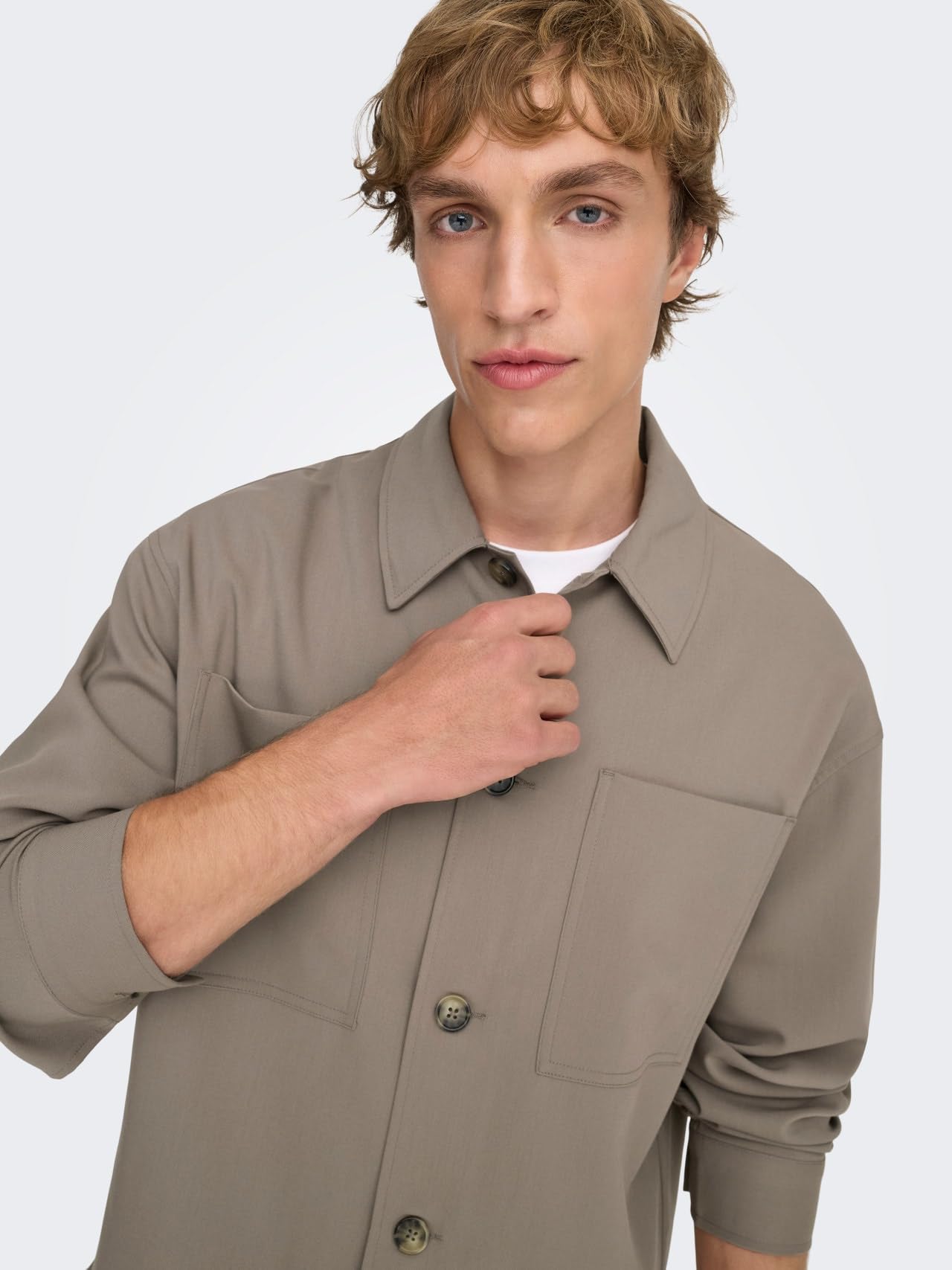 Only & Sons Onswill camicia uomo XL nera cotone
