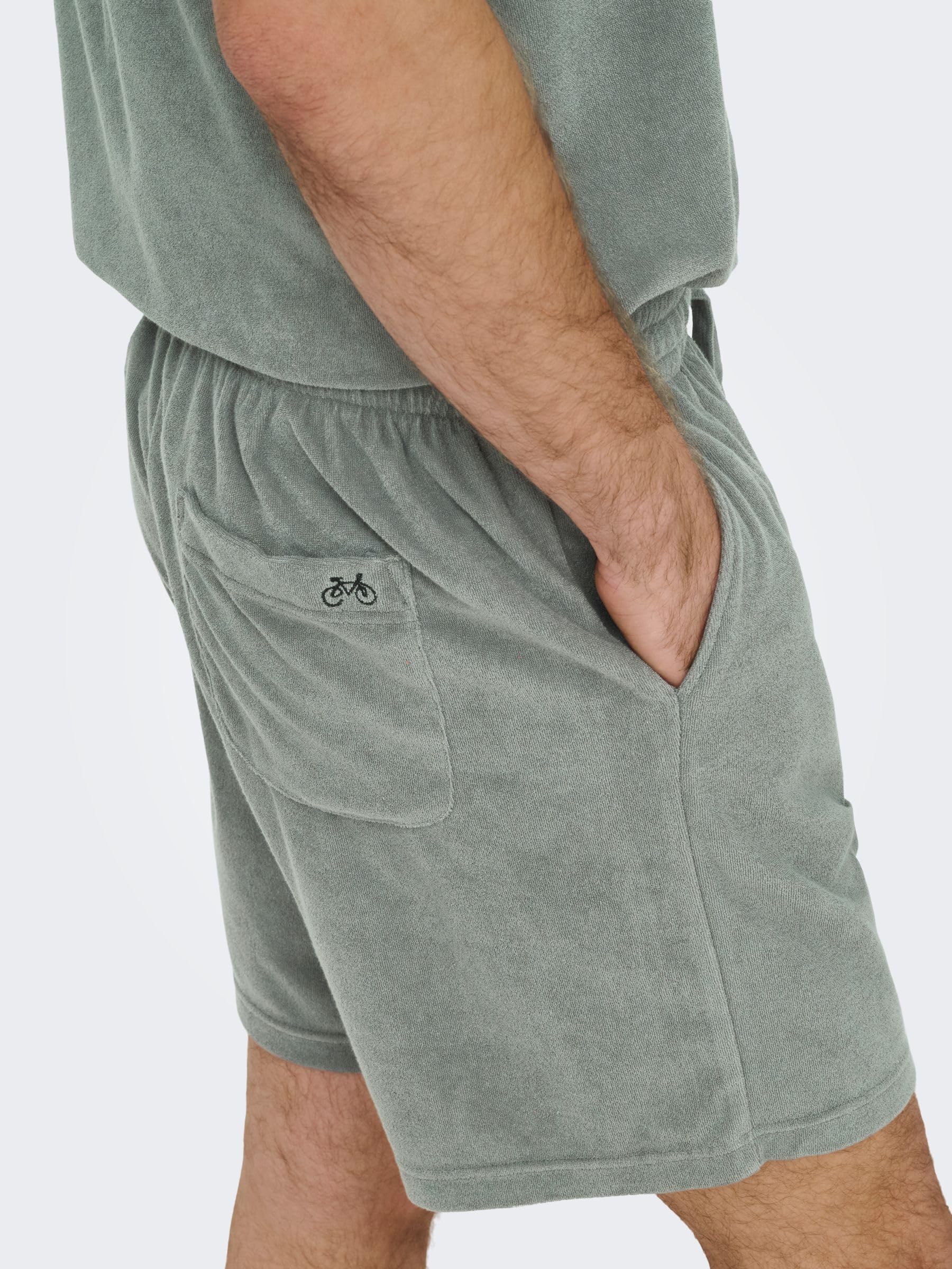Only & Sons Onstellas Shorts Pantaloncini Sedona Sage L