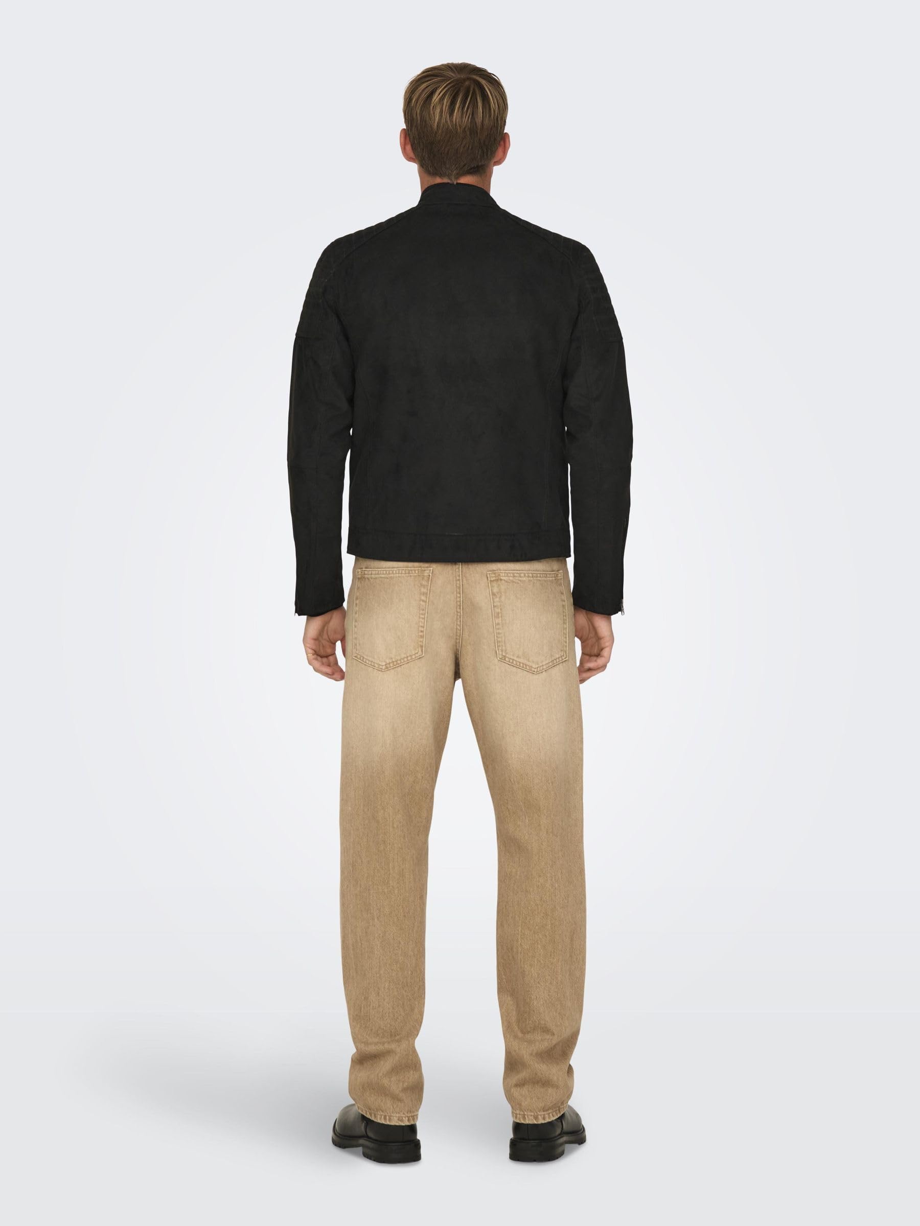 ONLY & SONS Giacche Gus Jacket Uomo L nero biker