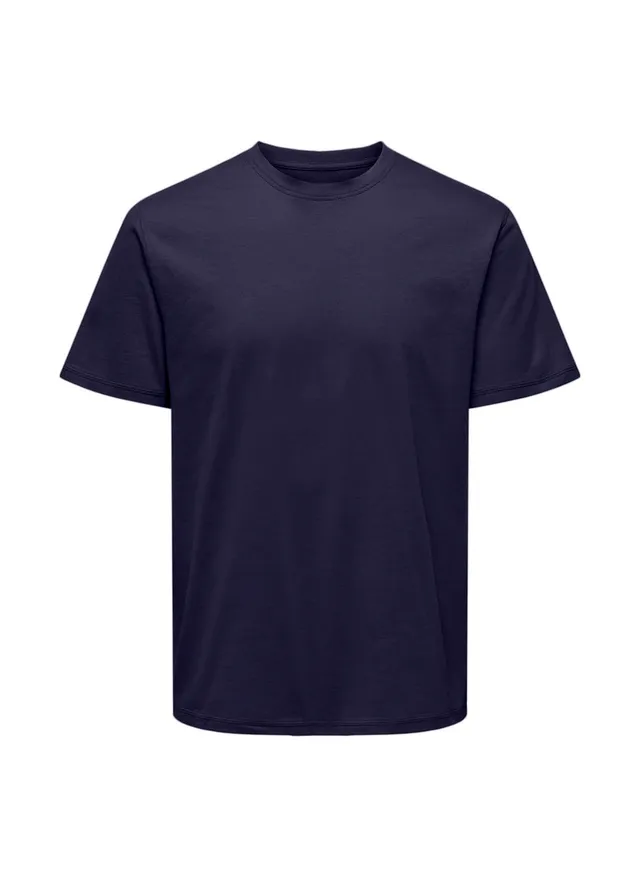 ONLY & SONS Onsmax Life SS Stitch Tee t-shirt blu XL