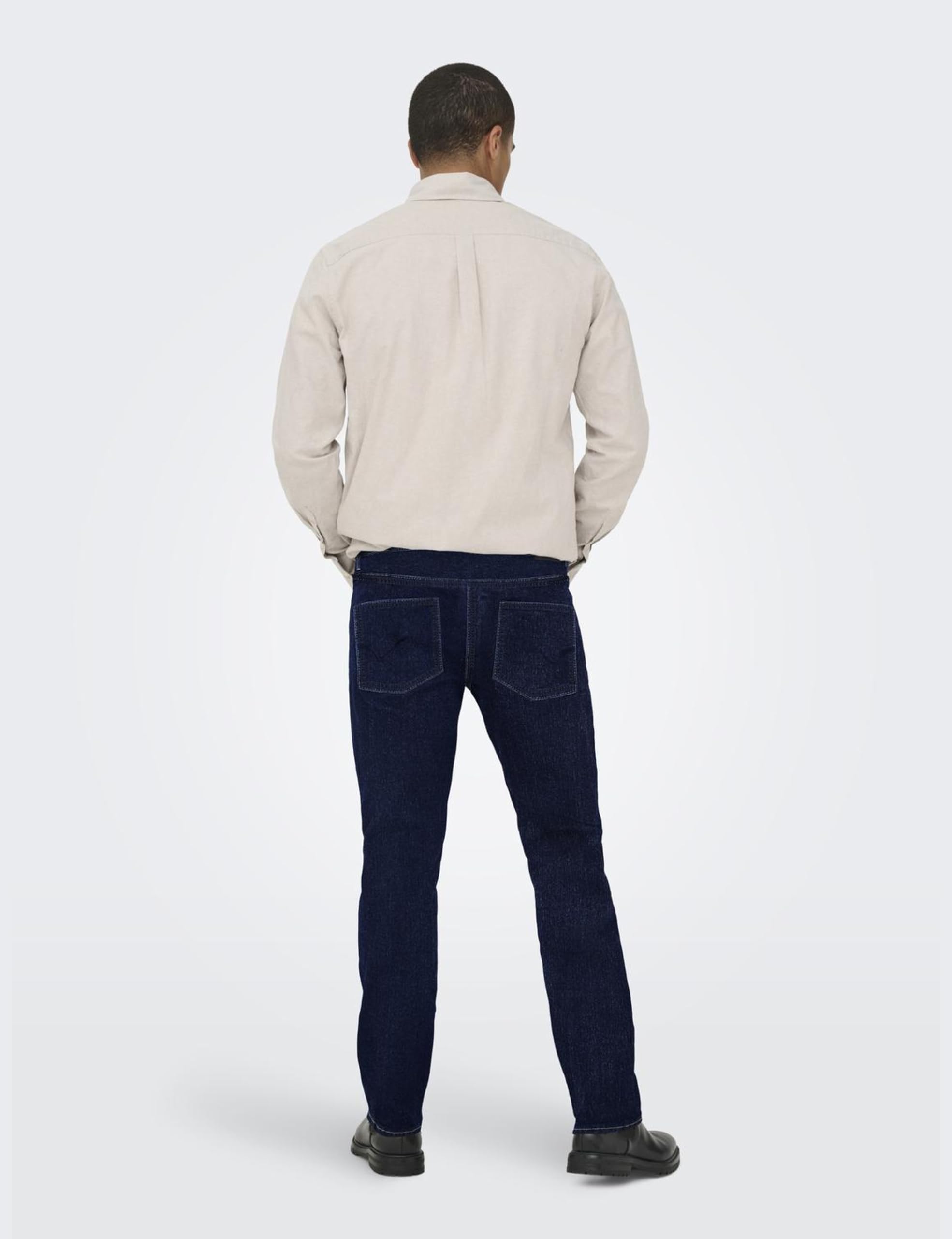Only & Sons Onsweft Jax Jeans Uomo Grigio Scuro 29W/32L