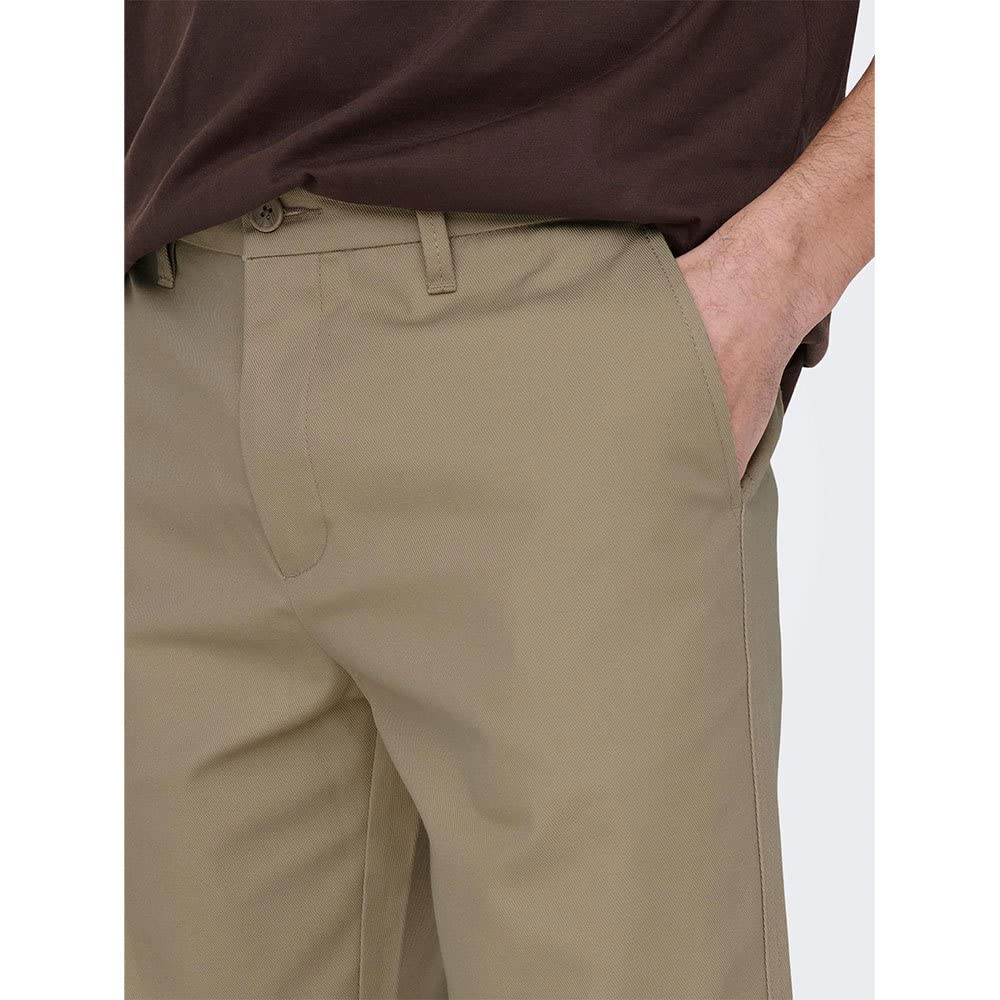 Only & Sons Onsedge Pantaloni Uomo Loose Cincilla 28/32