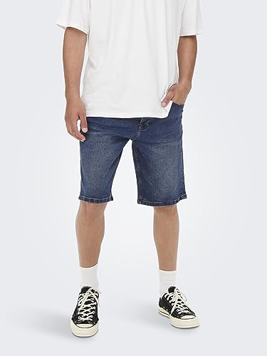 ONLY & SONS Onsavi 0787 pantaloncini M denim blu