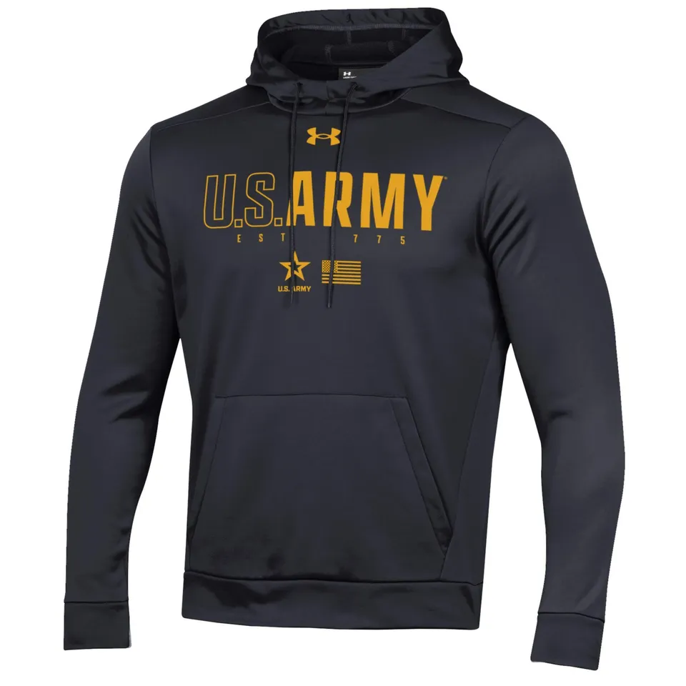 Under Armour Army Armour Fleece felpa cappuccio nera taglia L
