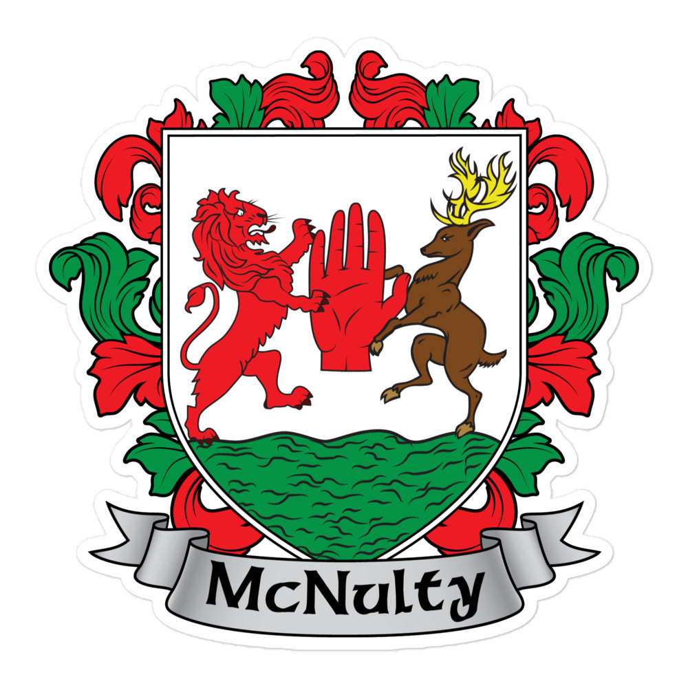 7.62 Design McNulty Adesivo Stemma Irlandese Vinile 10x10