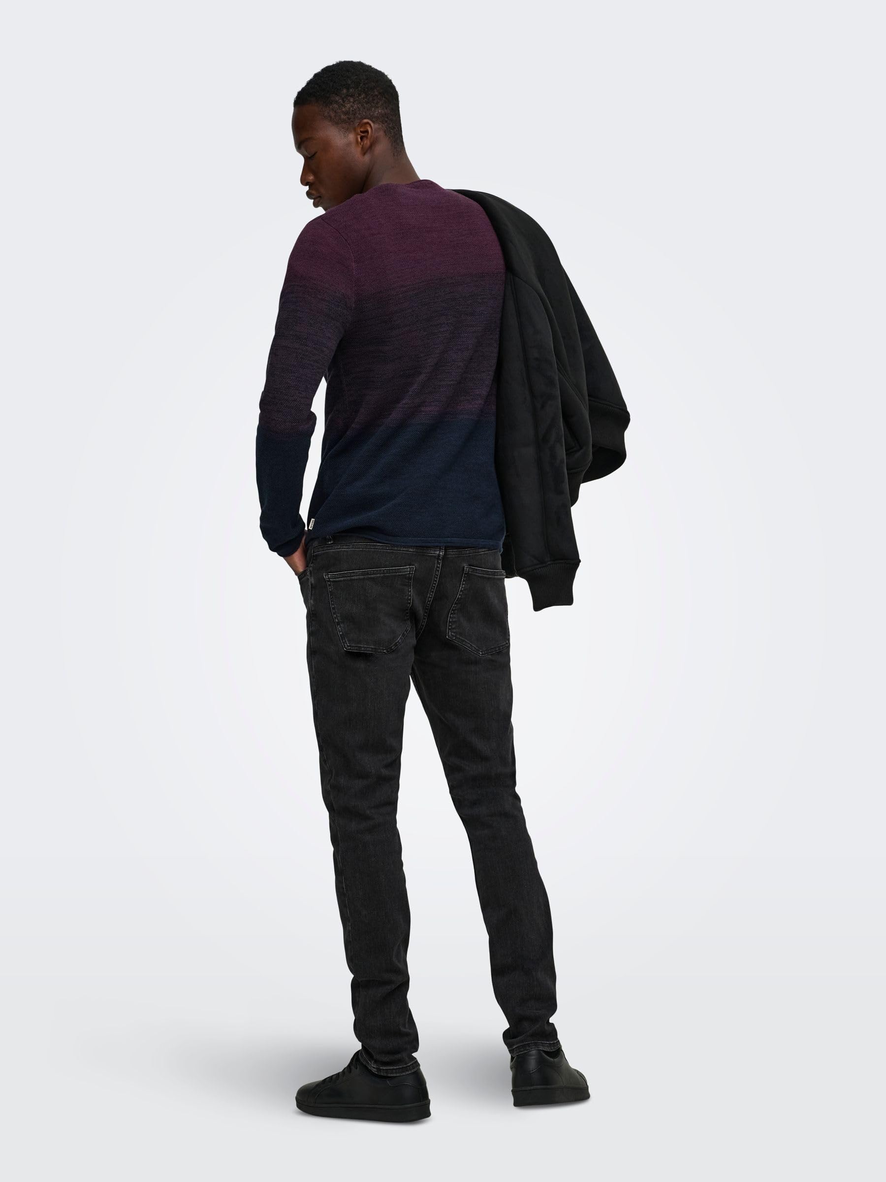 Only & Sons Onsfelix maglione uomo Port Royale girocollo