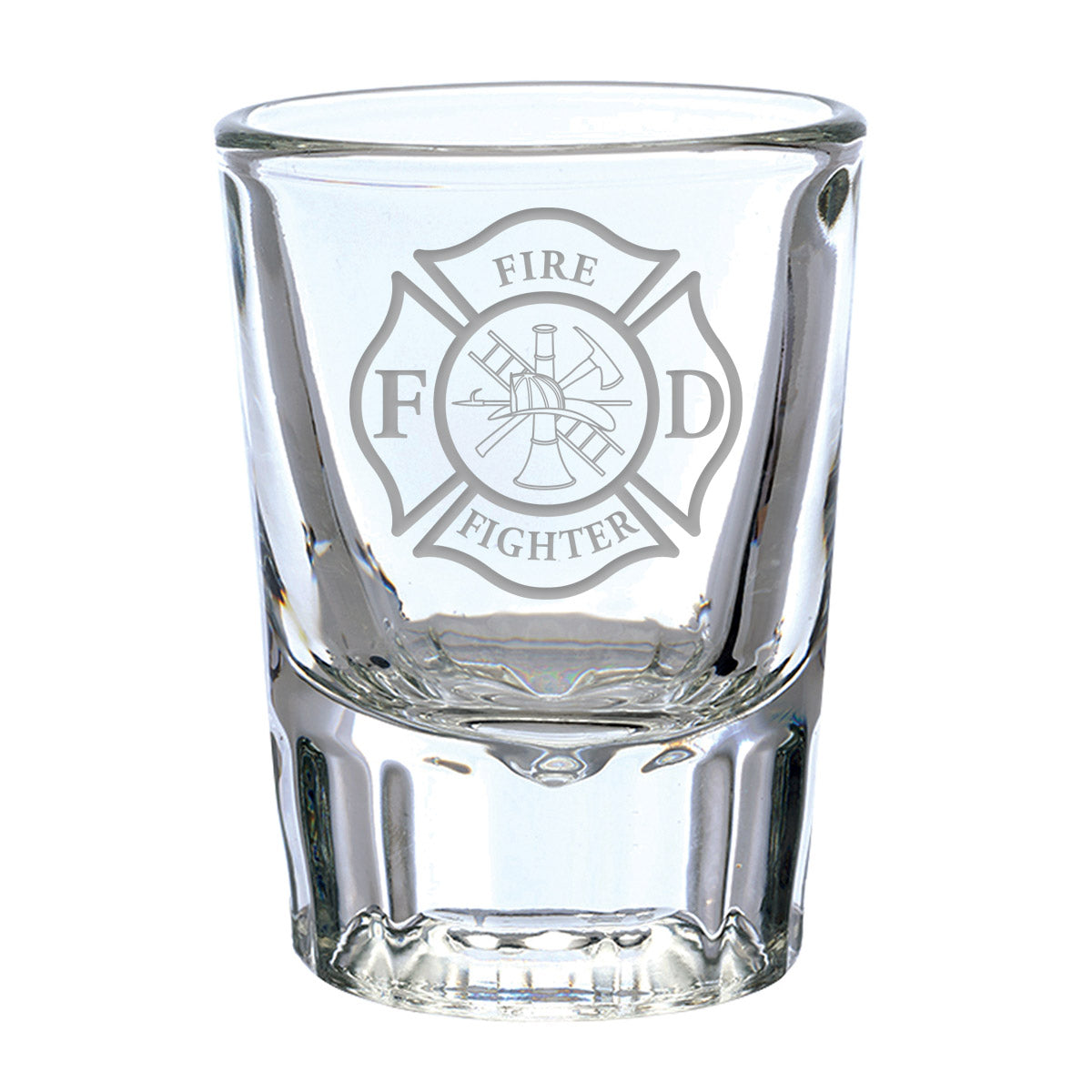 7.62 Design Drinkware Firefighter bicchierino shot 2oz vetro inciso