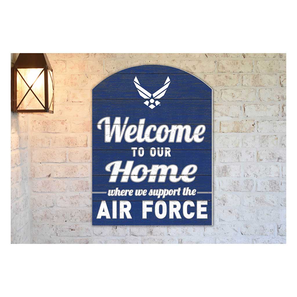 7.62 Design Air Force Welcome insegna PVC 16x22 indoor outdoor