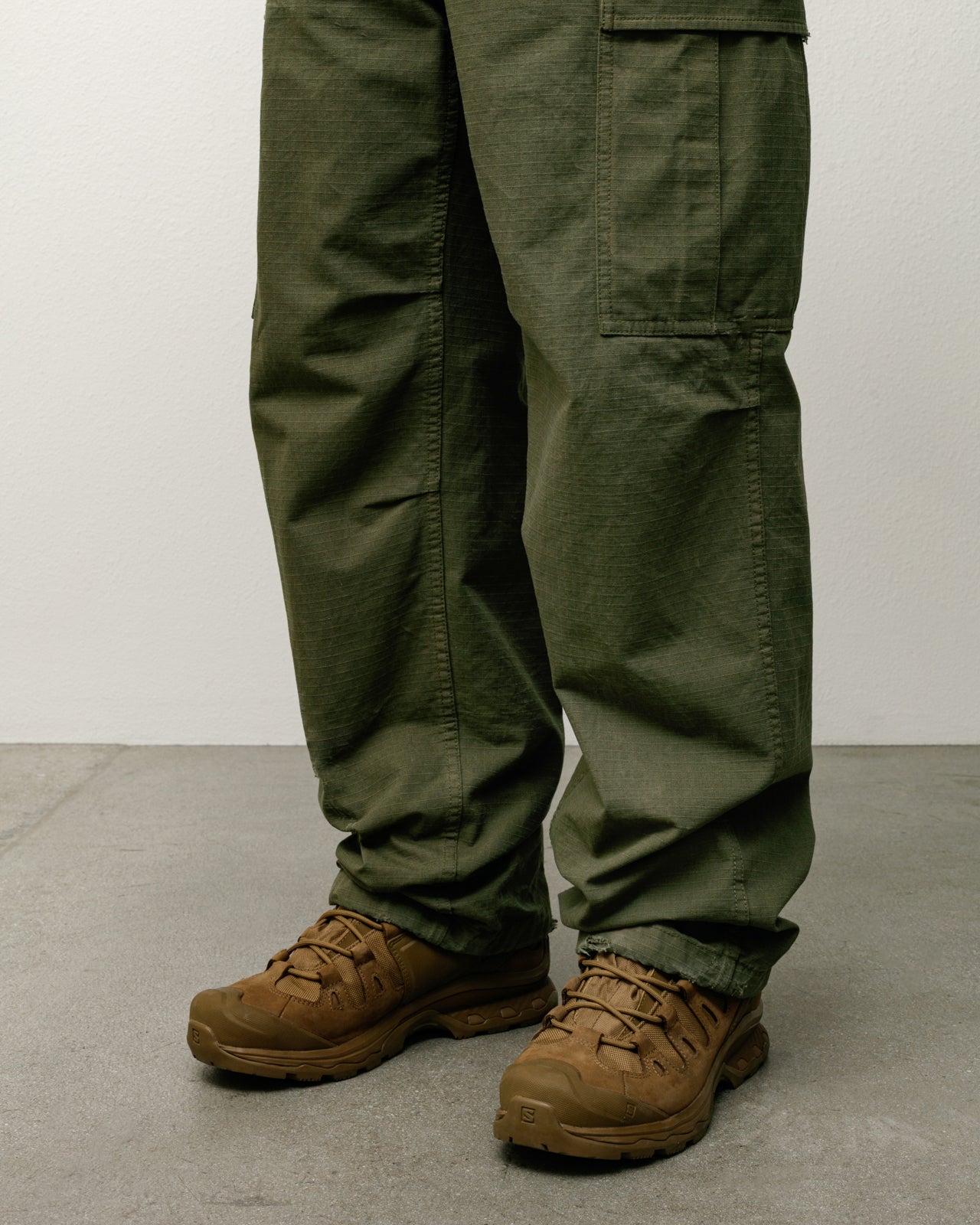 Stussy Cargo Pant pantaloni verde oliva cotone