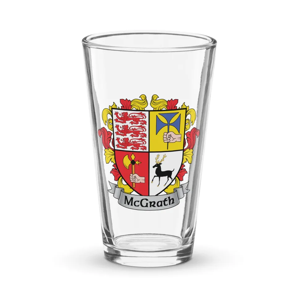 7.62 Design McGrath bicchiere birra pinta vetro 473 ml stemma