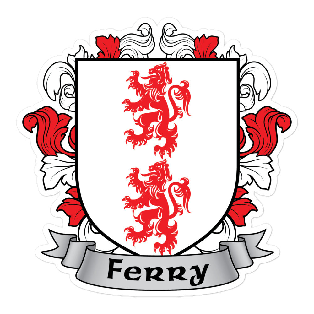 7.62 Design Ferry adesivo stemma famiglia irlandese 4x4 vinile