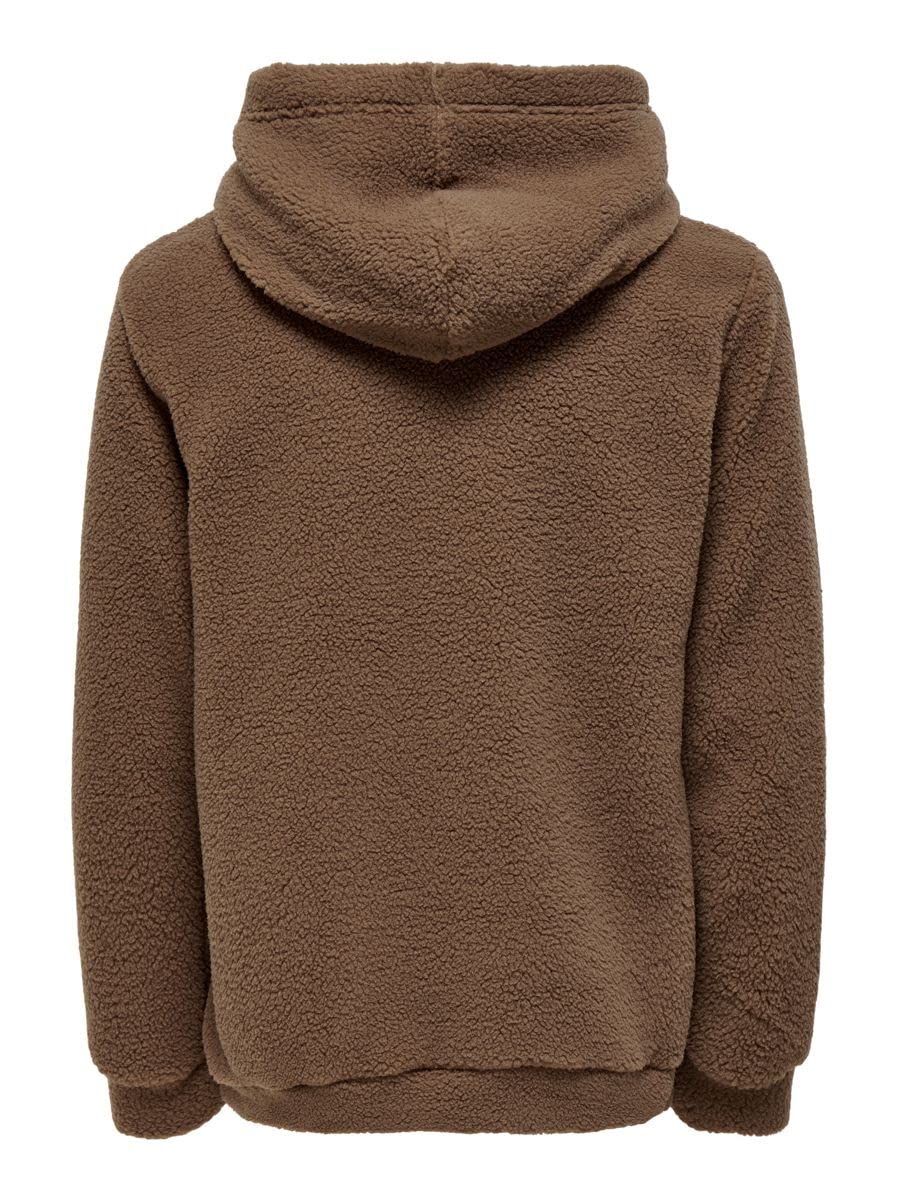 Only & Sons Onsremy Felpa Cappuccio Teddy Uomo Pernice