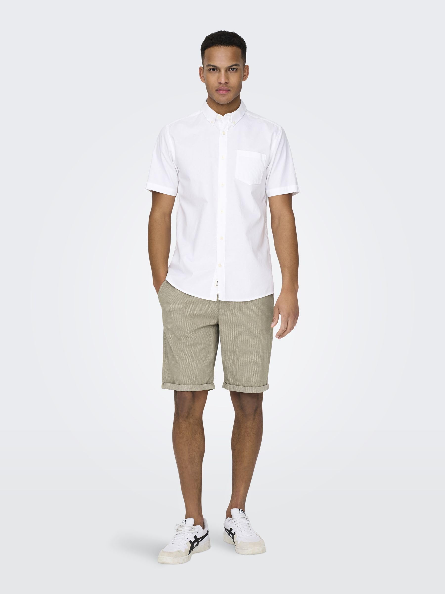 Only & Sons Pantaloncini Uomo Chino eleganti casual