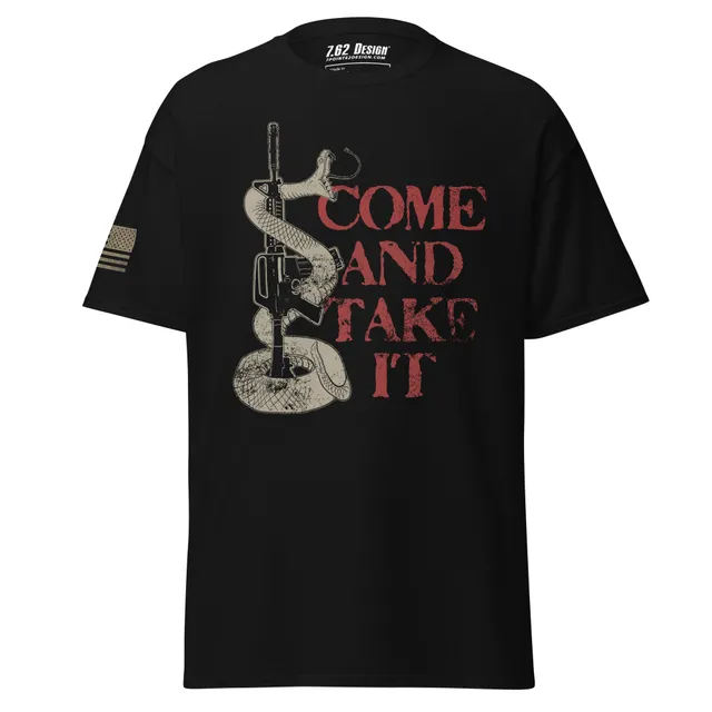 7.62 Design Come & Take It maglietta uomo nera cotone