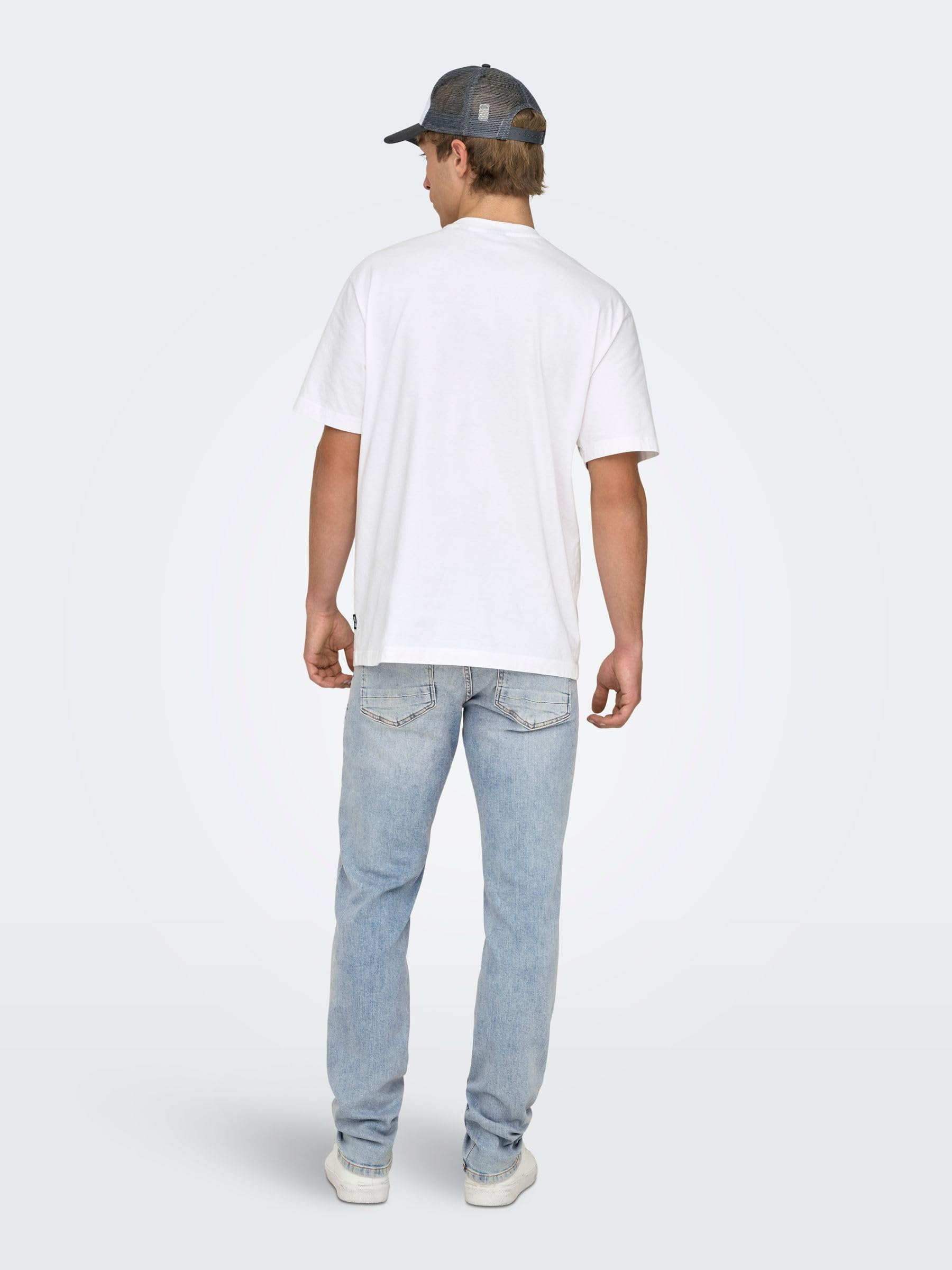 ONLY & SONS Onsloom Slim Jeans Uomo 34W/32L Azzurro