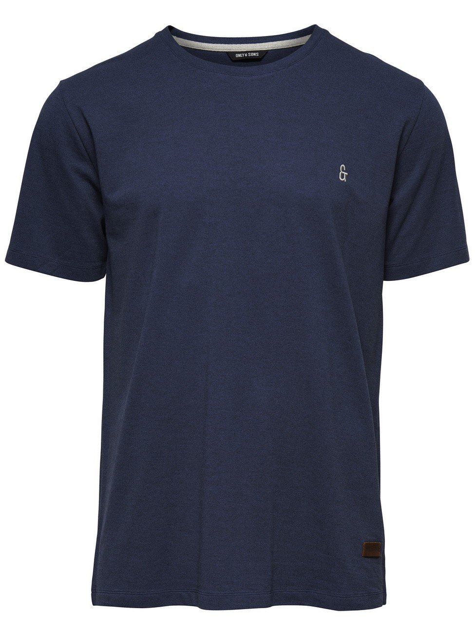 Only & Sons 22000785 T-shirt Uomo Nero Cotone