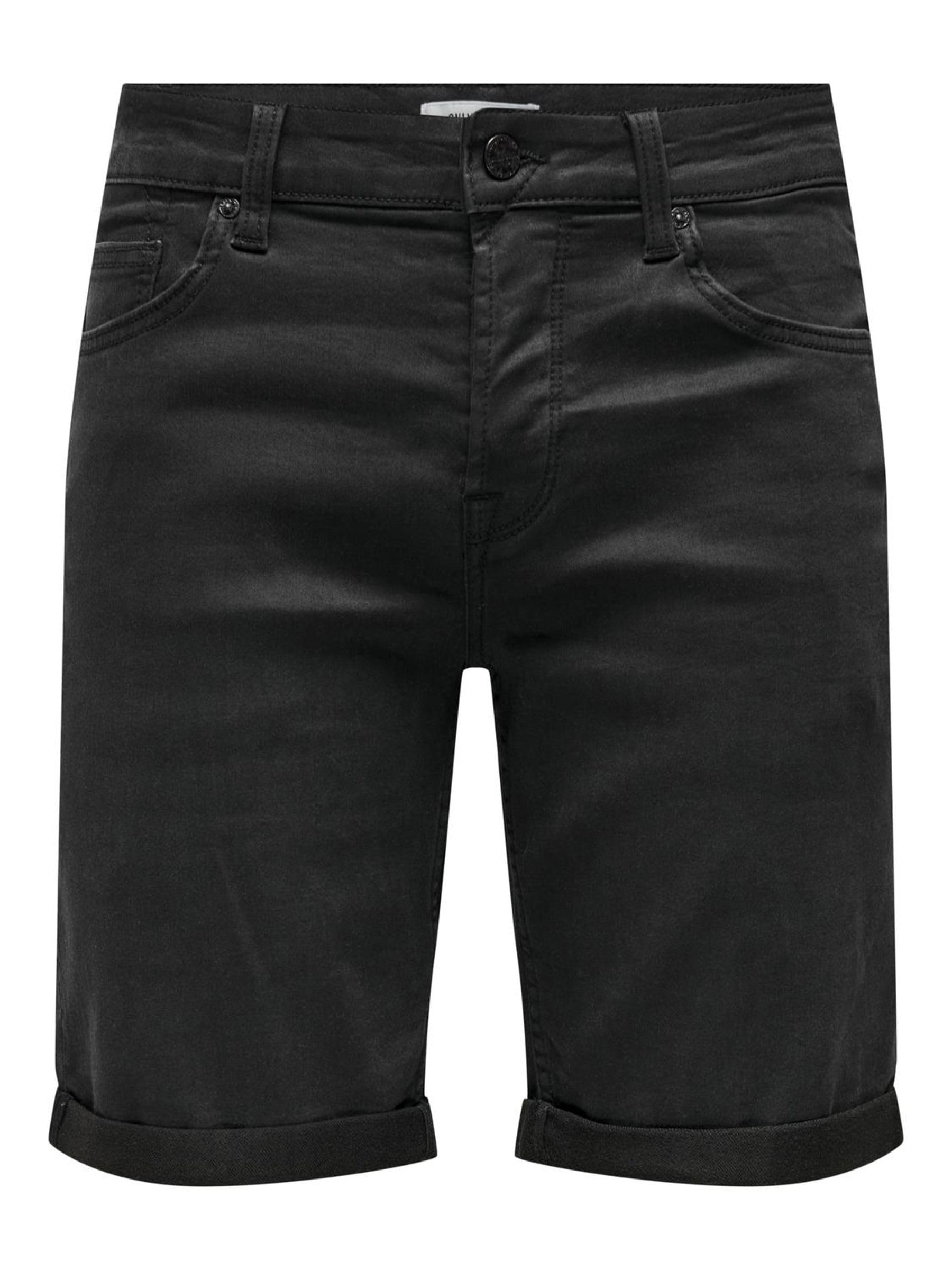 ONLY & SONS ONSPLY Pantaloncini L Black Denim Regular Fit