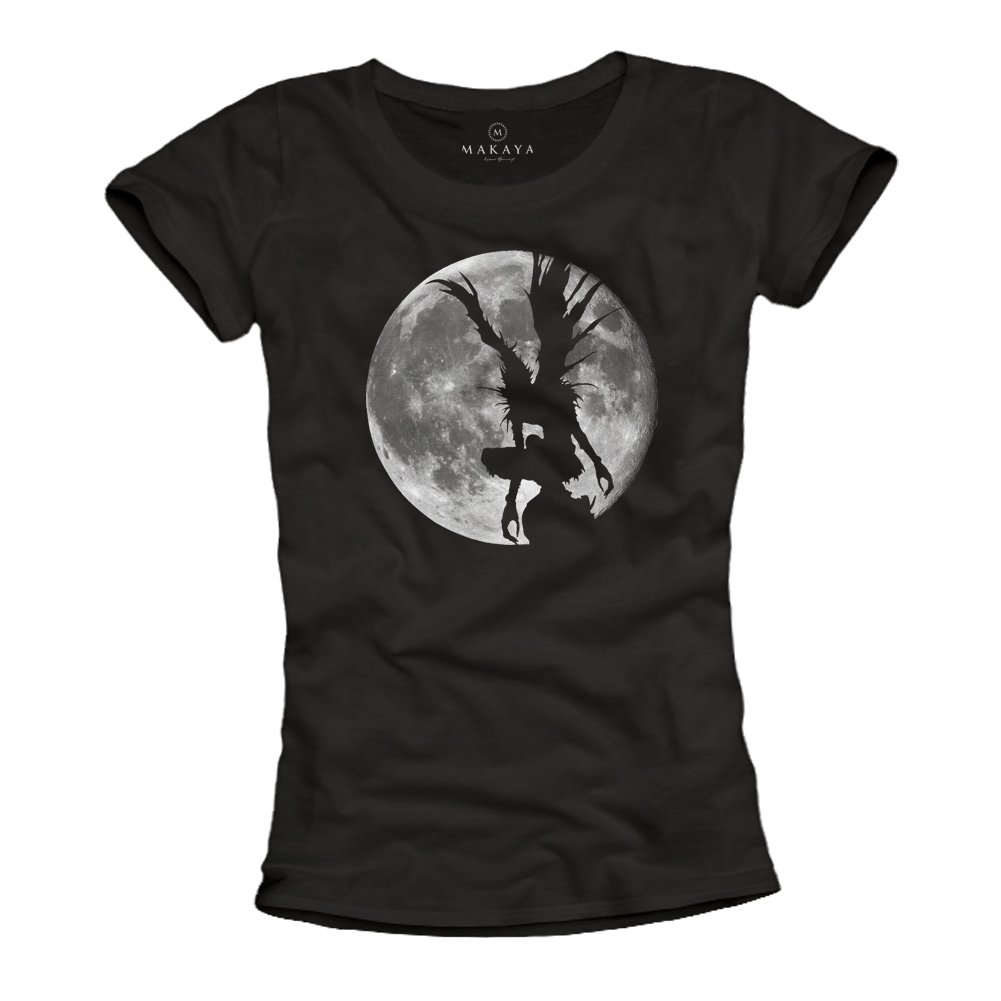 MAKAYA Ryuk T-Shirt Donna L Anime Cotone Nerd