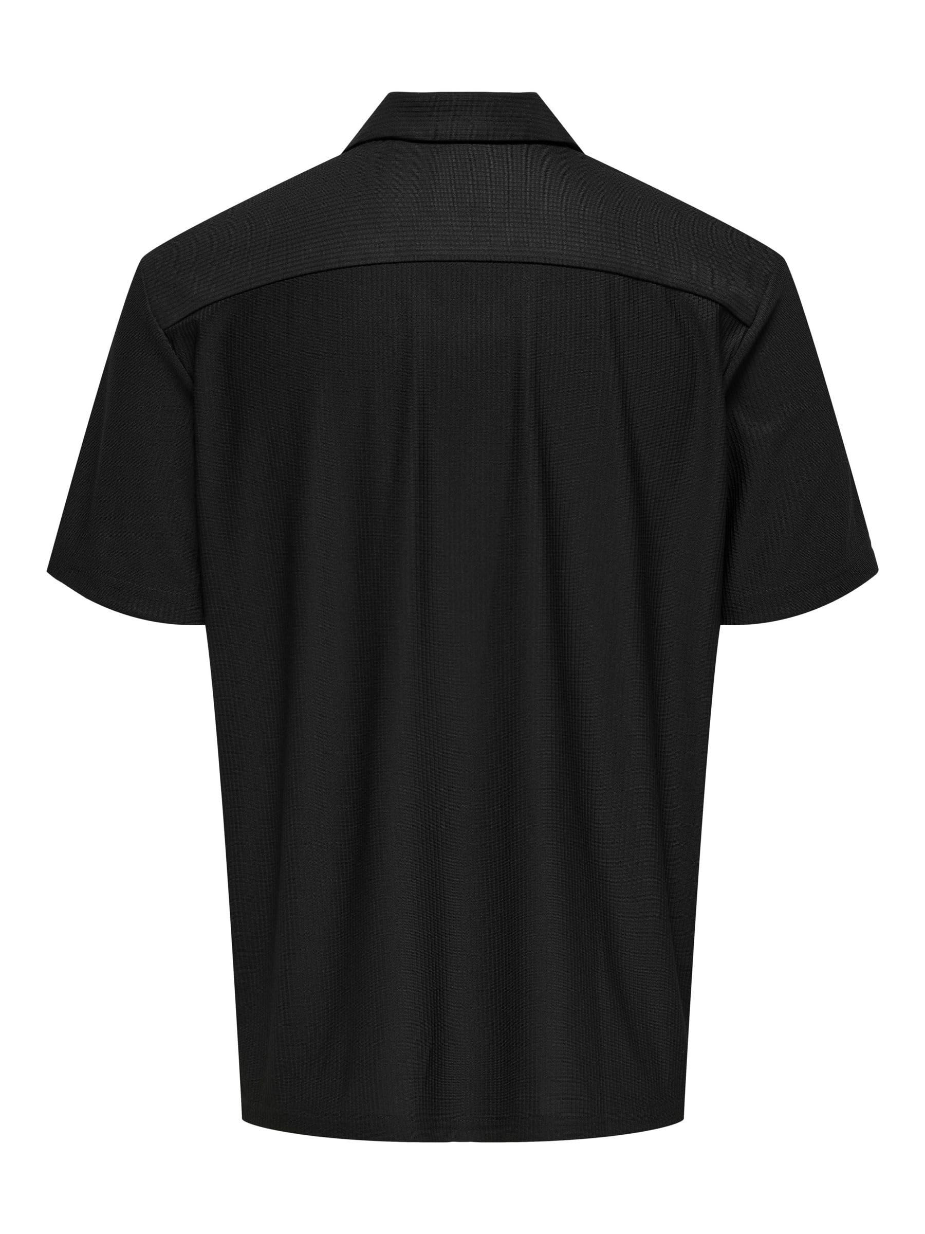 Only & Sons Onskari Resort Camicia Uomo Relax Manica Corta