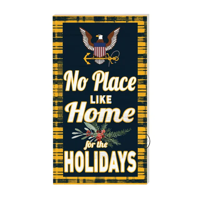 7.62 Design Home Products U.S. Navy Home Holidays targa PVC 28x51 cm