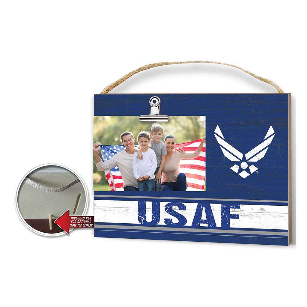 7.62 Design US Air Force Cornice Legno 9x10 Foto 4x6 Clip