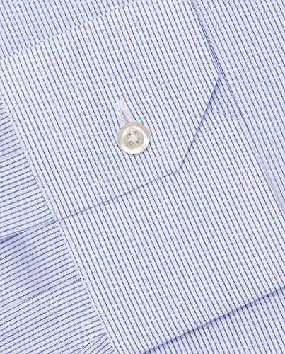 Camicissima Fancy Camicia Righe Azzurra Slim con Taschino