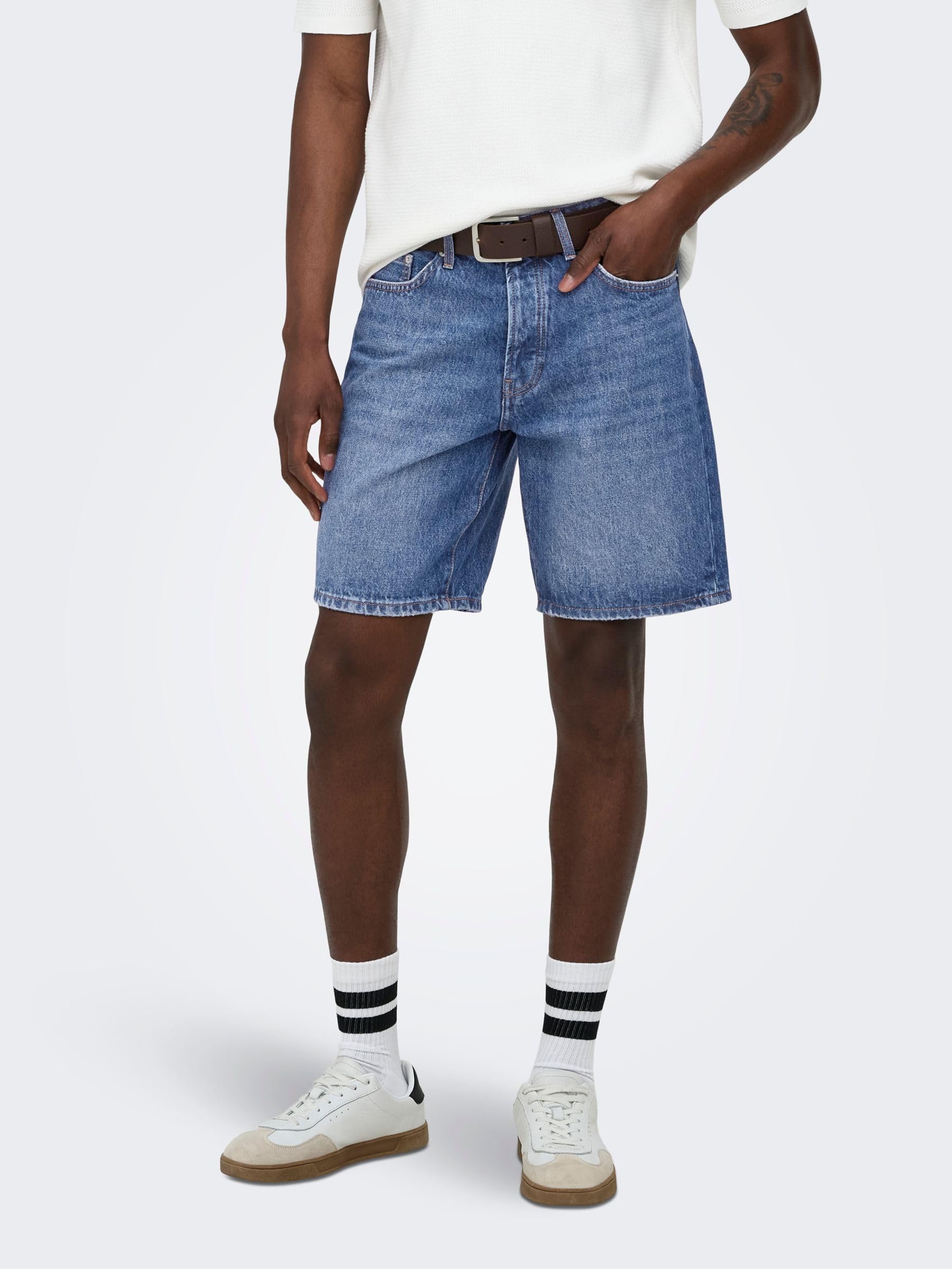 ONLY & SONS Onsedge 3223 Tai pantaloncini denim taglia M