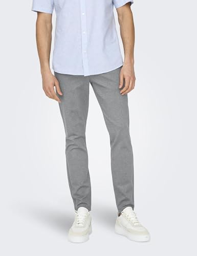 ONLY & SONS Onsmark Pantaloni Uomo Check Grifone 32W 32L