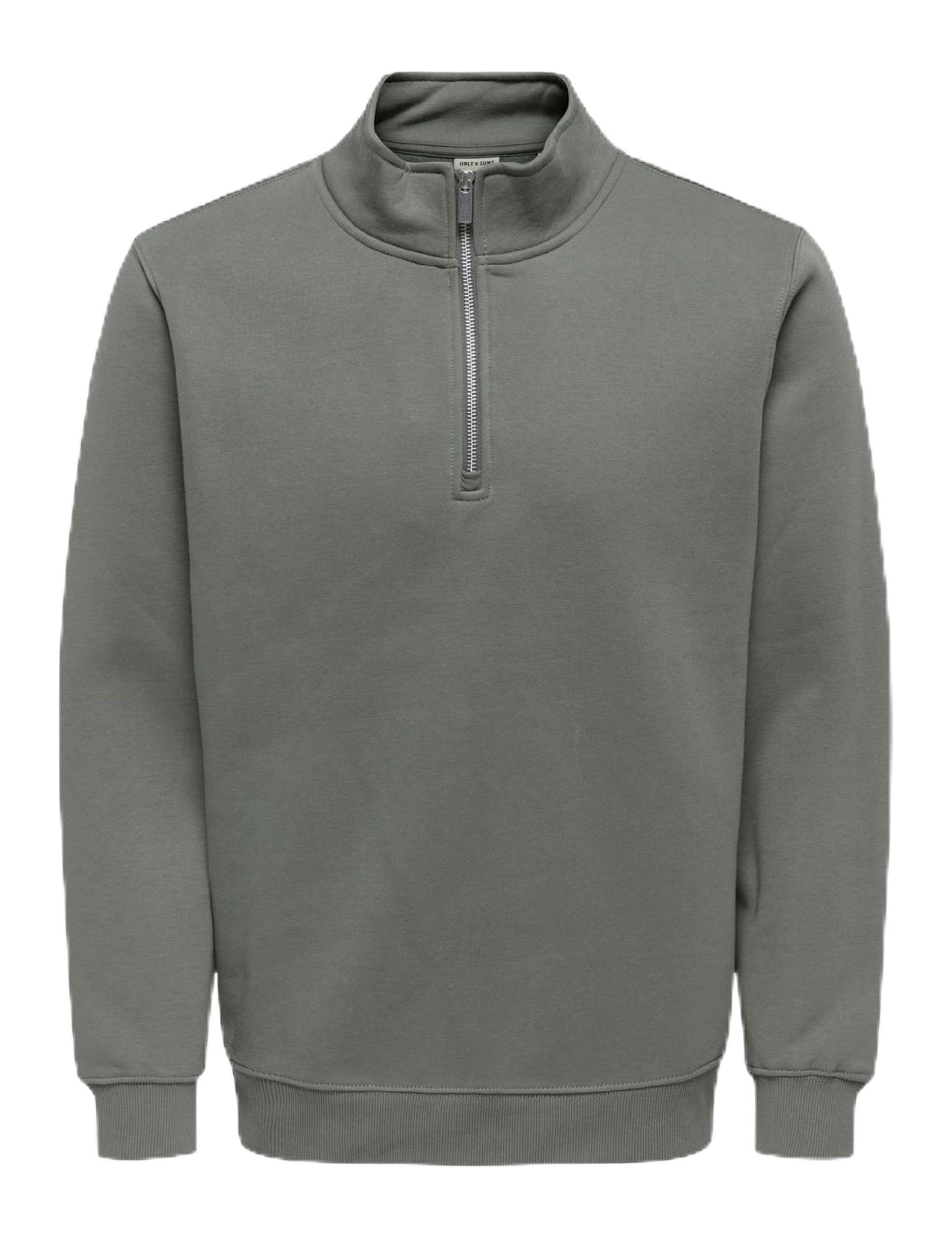 ONLY & SONS Onsconnor Felpa Uomo Nero Girocollo