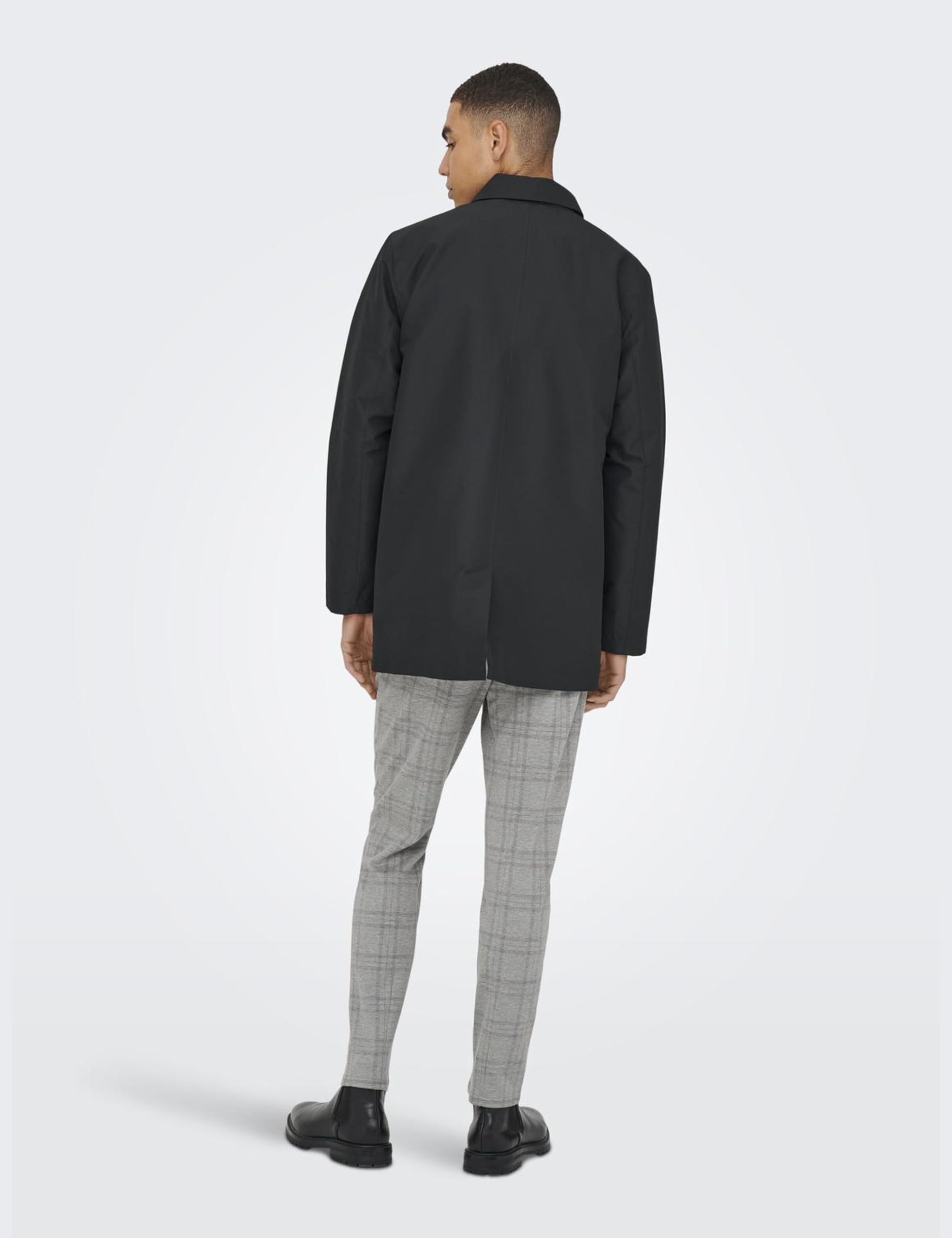 Only & Sons Onshall Coat Cappotto Uomo Nero Taglia S