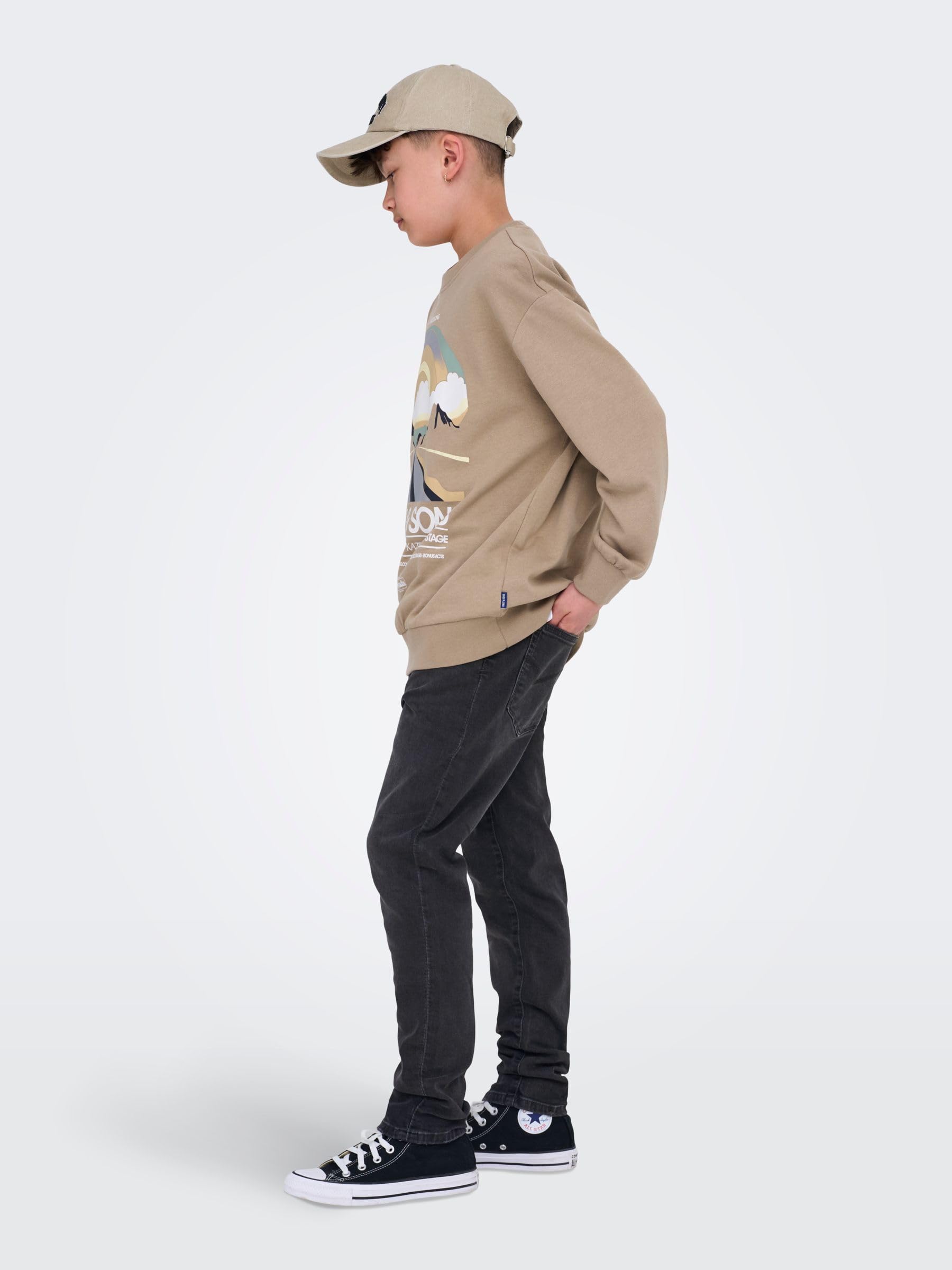 Only & Sons Yoke Jeans Tapered 176 Blu Denim