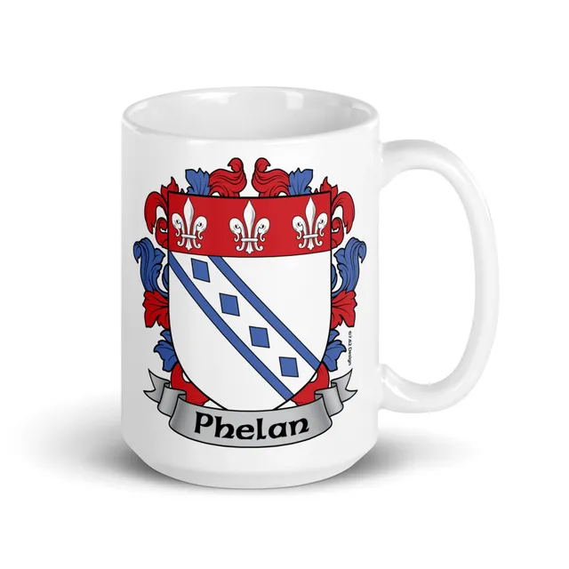 7.62 Design Phelan tazza ceramica 15oz stemma irlandese