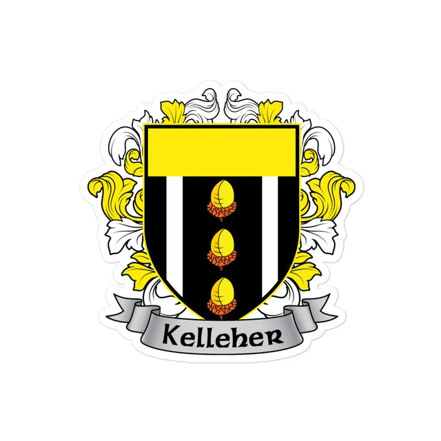 7.62 Design Kelleher Coat of Arms adesivo vinile 3x3