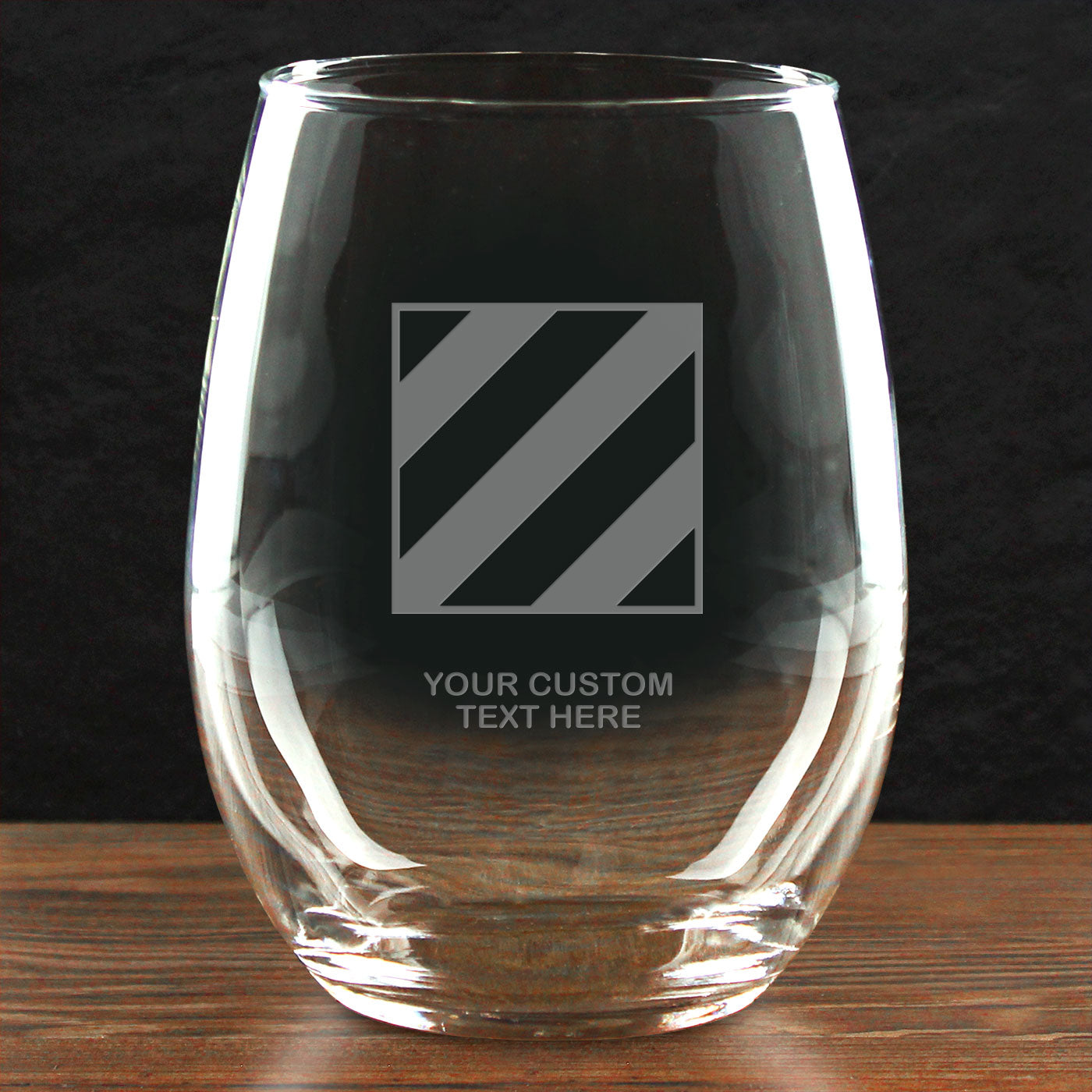 7.62 Design Army calice vino 621 ml vetro Army Logo