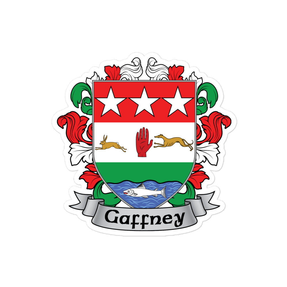 7.62 Design Gaffney Coat of Arms Adesivo Vinile 4x4 Stemma