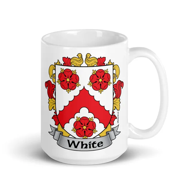 7.62 Design White tazza ceramica bianca 443 ml stemma irlandese