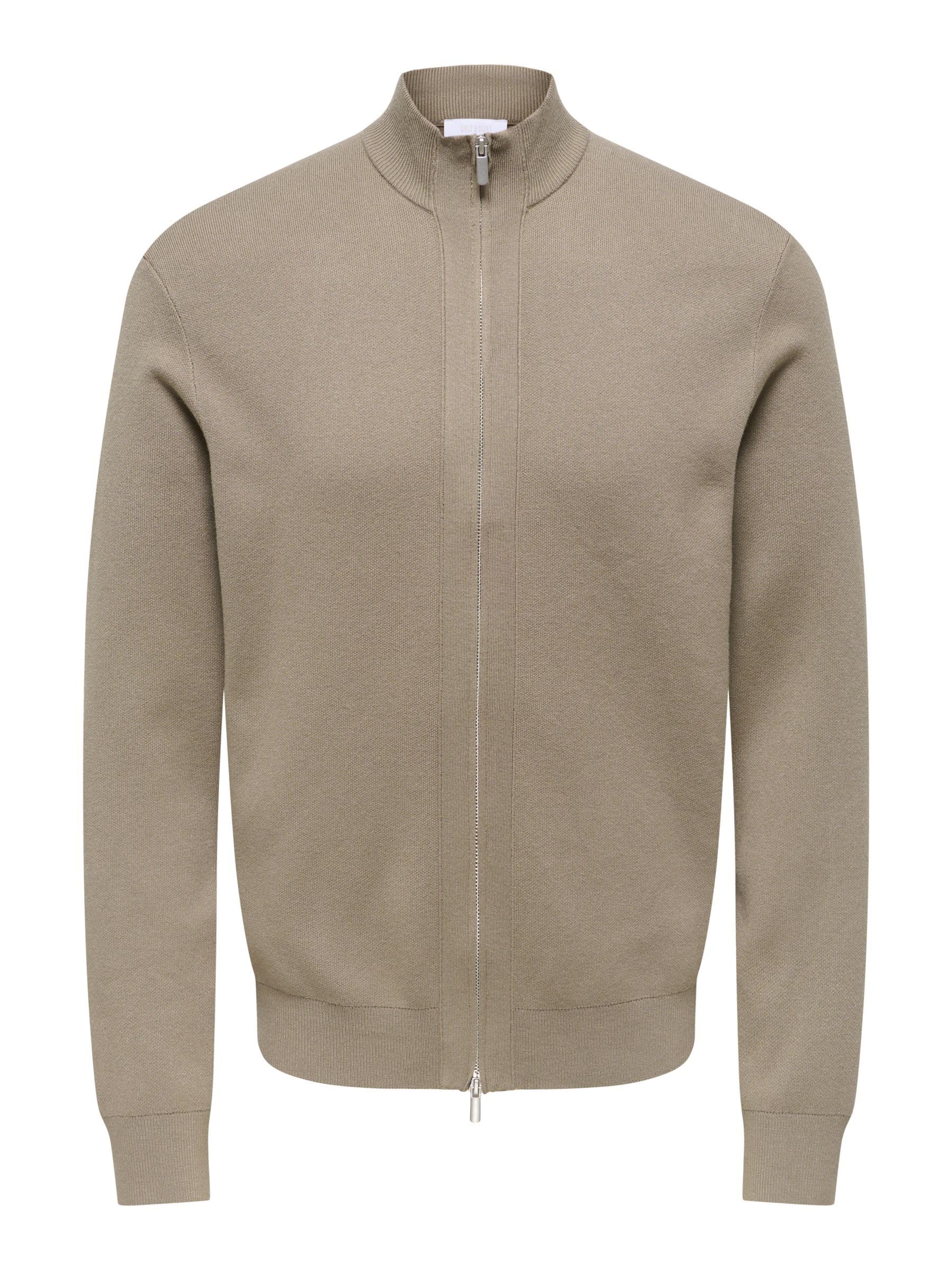 ONLY & SONS Onscooper Cardigan Maglia Noce L
