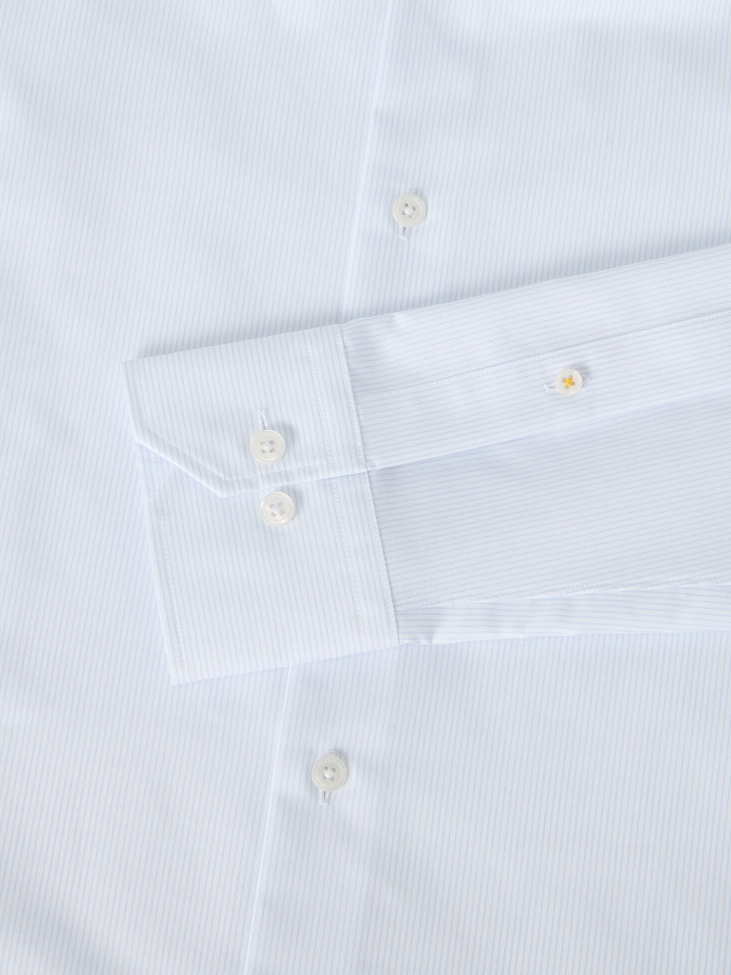 Robert Talbott Reynolds camicia cotone righe azzurre 16.5-L