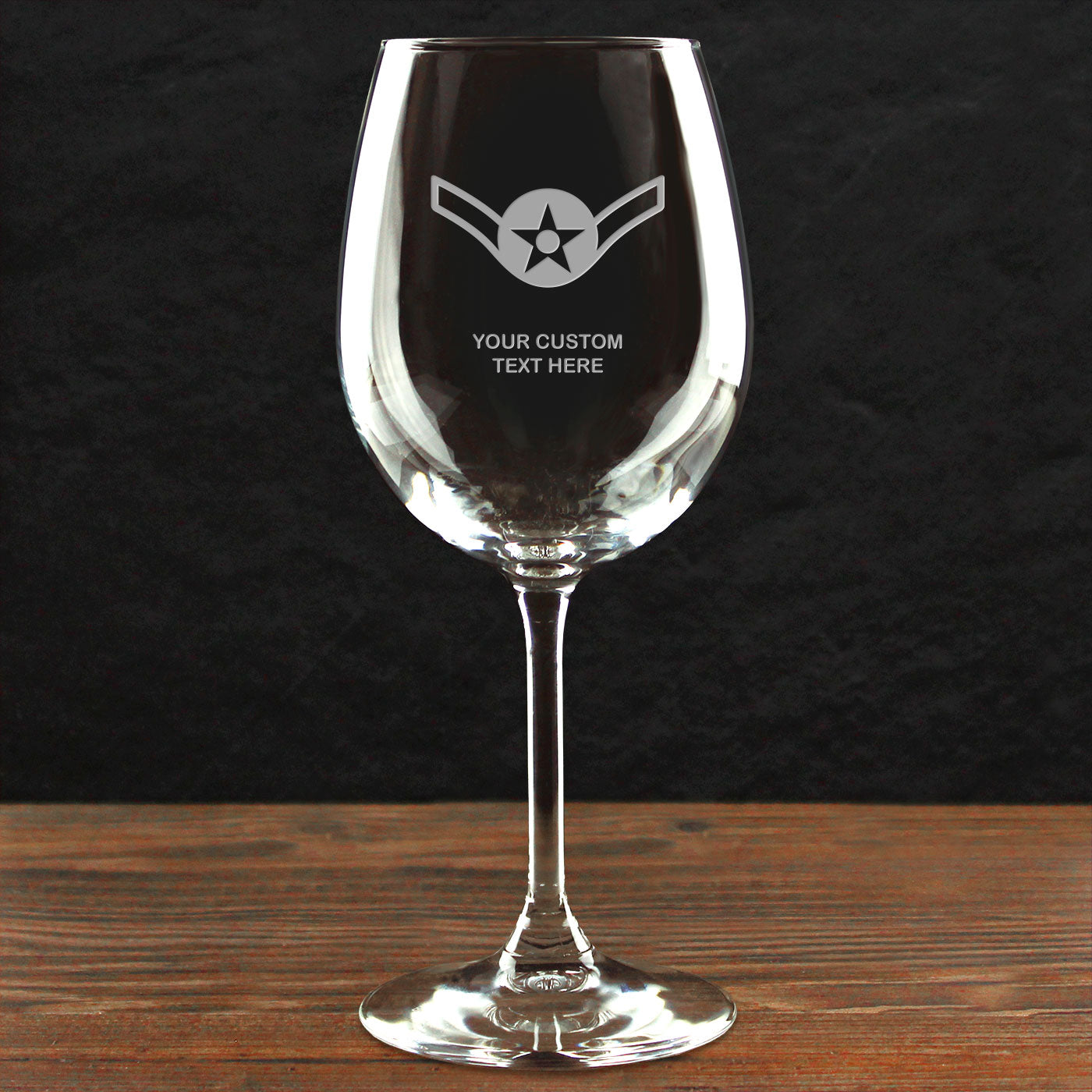 7.62 Design US Air Force calice vino 16oz personalizzato