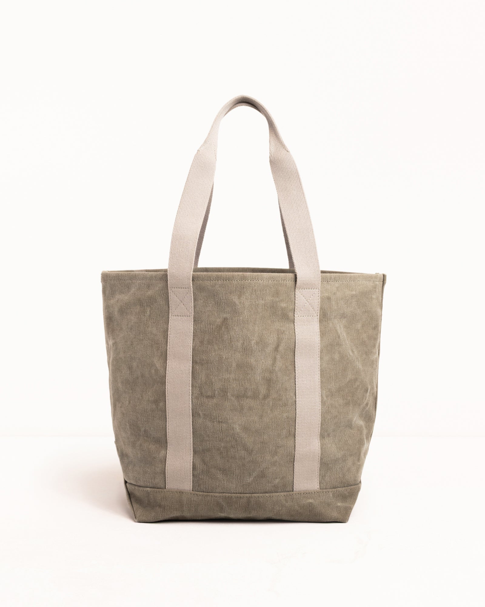 Stussy Accessories Waxed Canvas Market Tote borsa Stone 46 cm