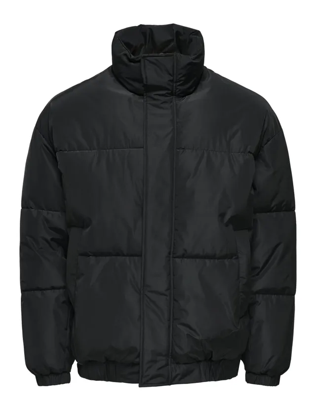 ONLY & SONS Onsalpha Puffer Giacca Nero M Uomo Invernale