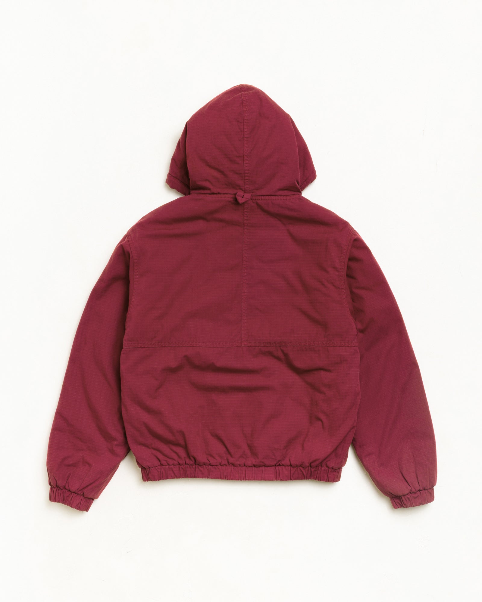 Stussy Ripstop Work Jacket giacca bordeaux imbottita