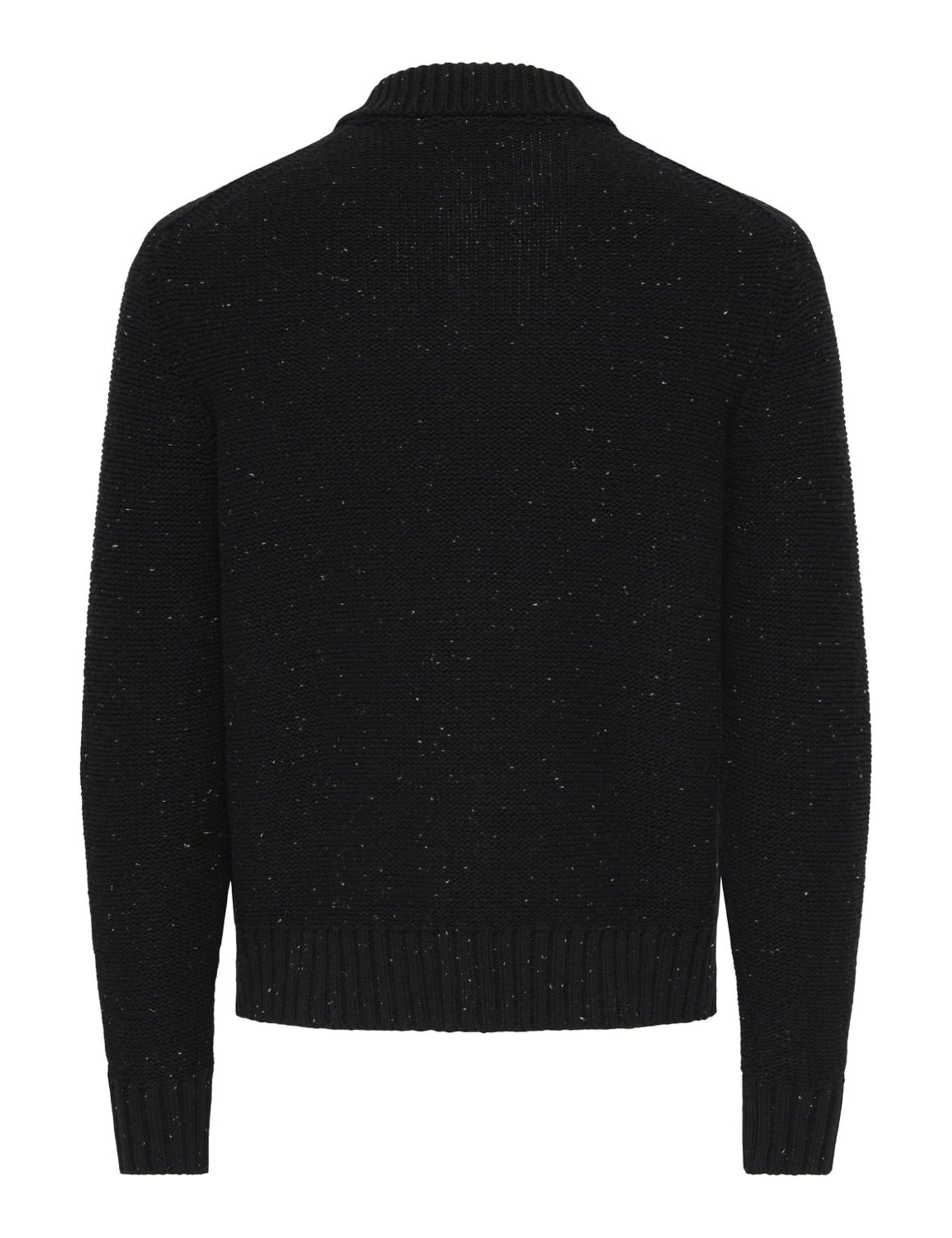 Only & Sons Onssting RLX Naps cardigan uomo XXL nero bottoni