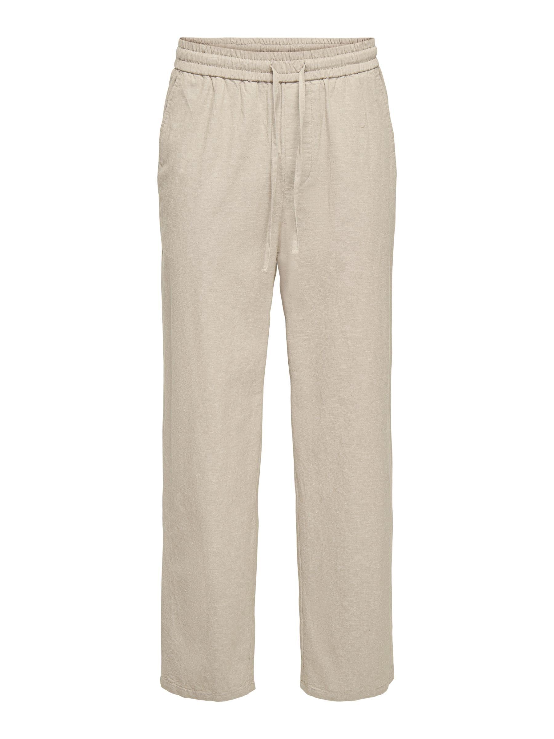 ONLY & SONS ONSSINUS Pantaloni Uomo Loose Fit Nero