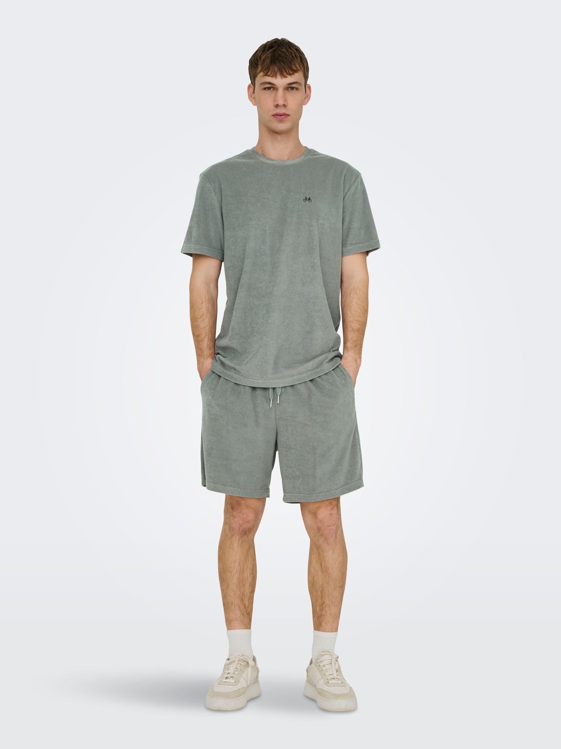 Only & Sons Onstellas Shorts Pantaloncini Sedona Sage L