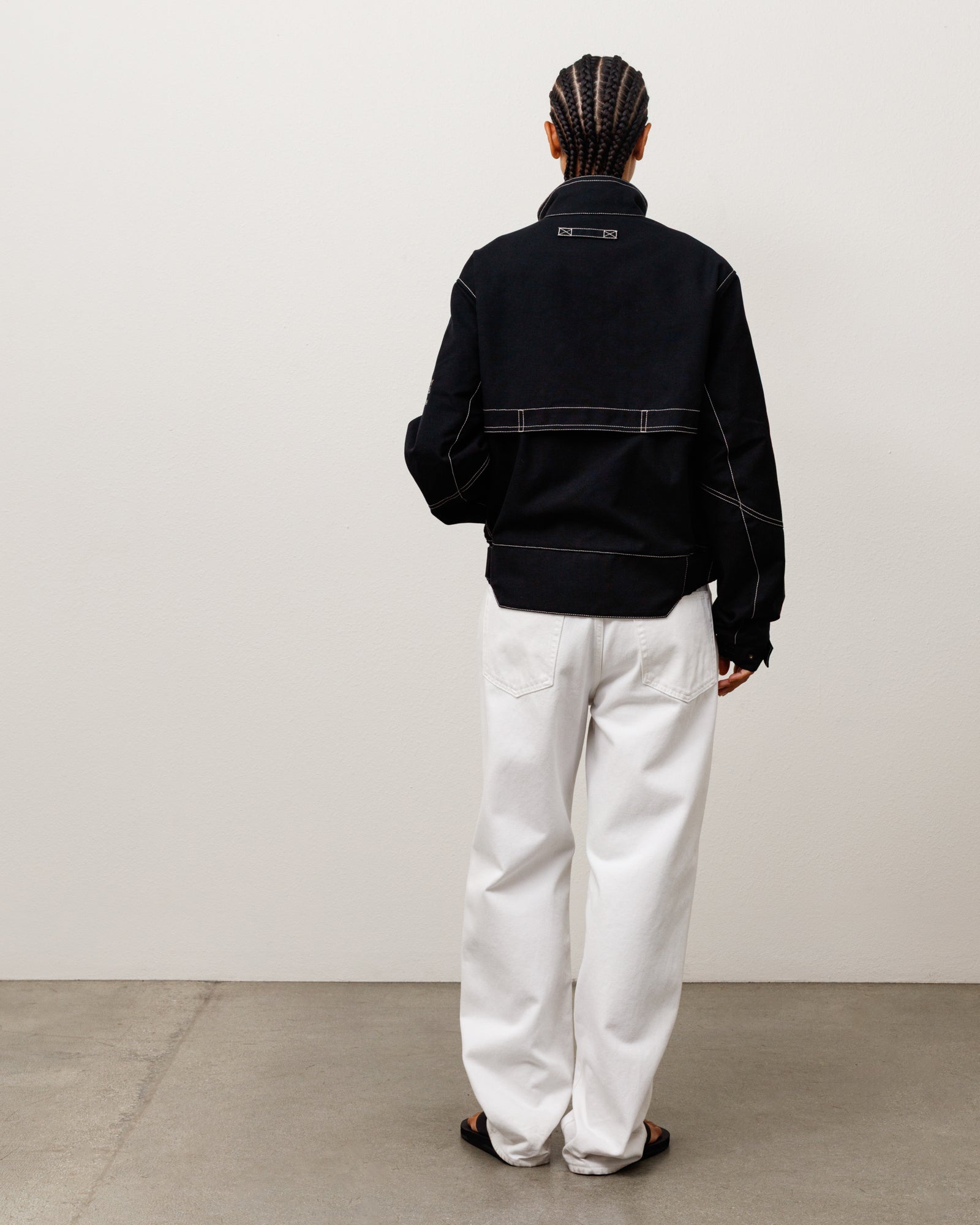 Stussy Touring Jacket giacca nylon nero taglie XS-XXL