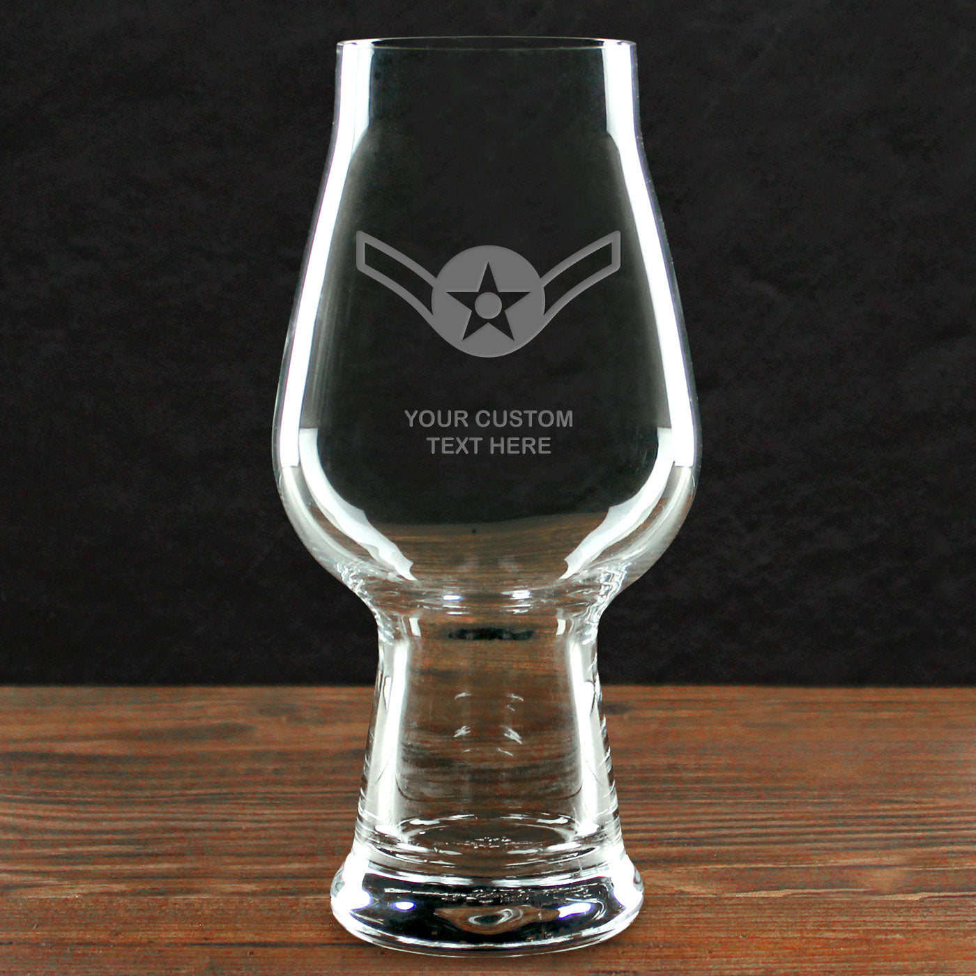 7.62 Design Drinkware Build Your Glass Bicchiere IPA Air Force Logo 540 ml