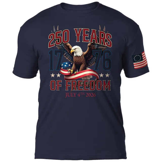 7.62 Design T-Shirts 1776 Eagle Maglietta Navy