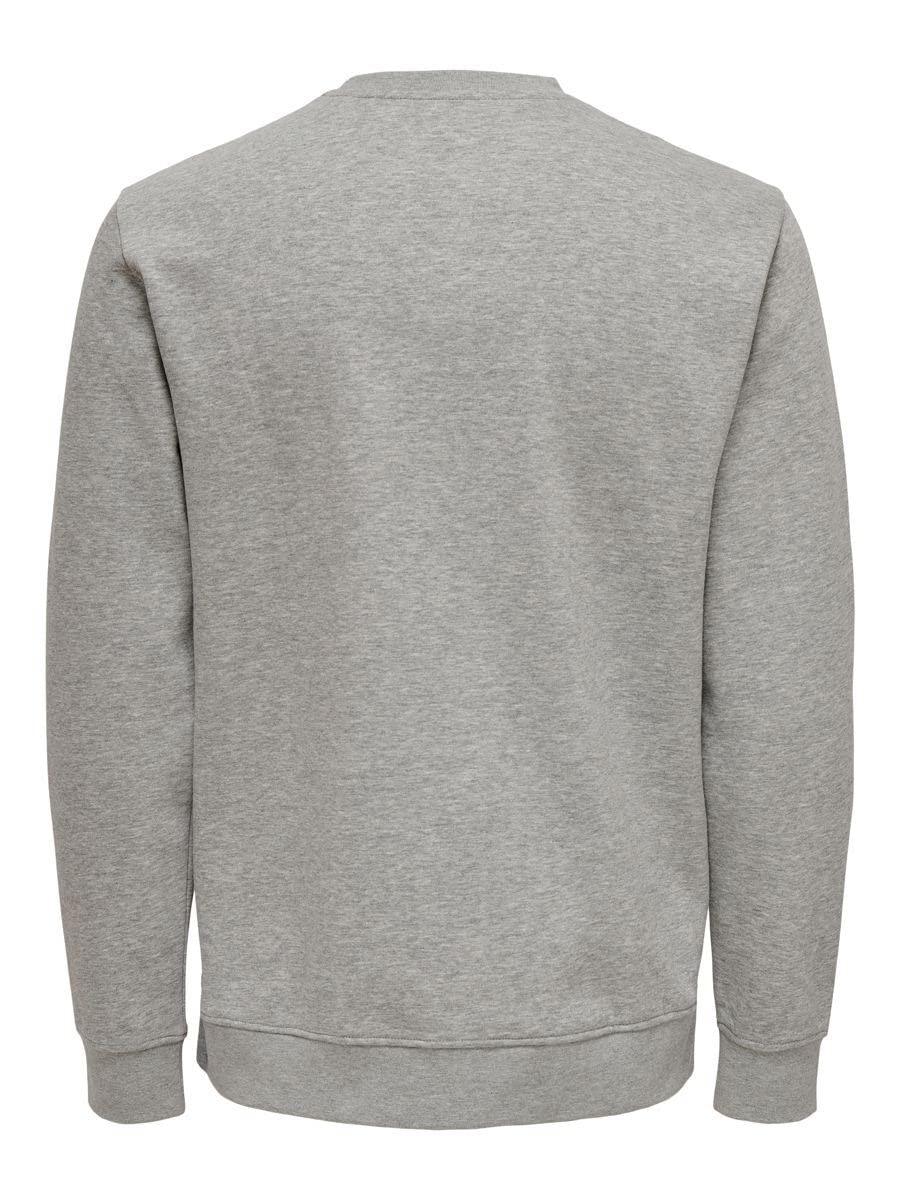 Only & Sons Felpe Maglia Tuta Uomo Felpa Vestibilità Regolare